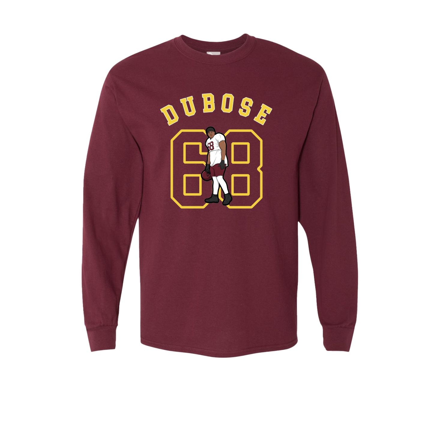 Long Sleeve Tee — Shirsey Arch in Maroon