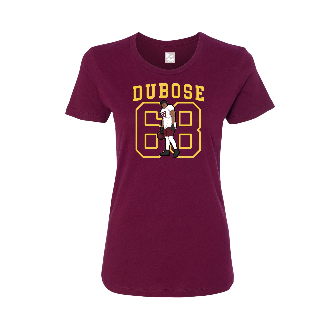 Womens Tee — Shirsey in Maroon