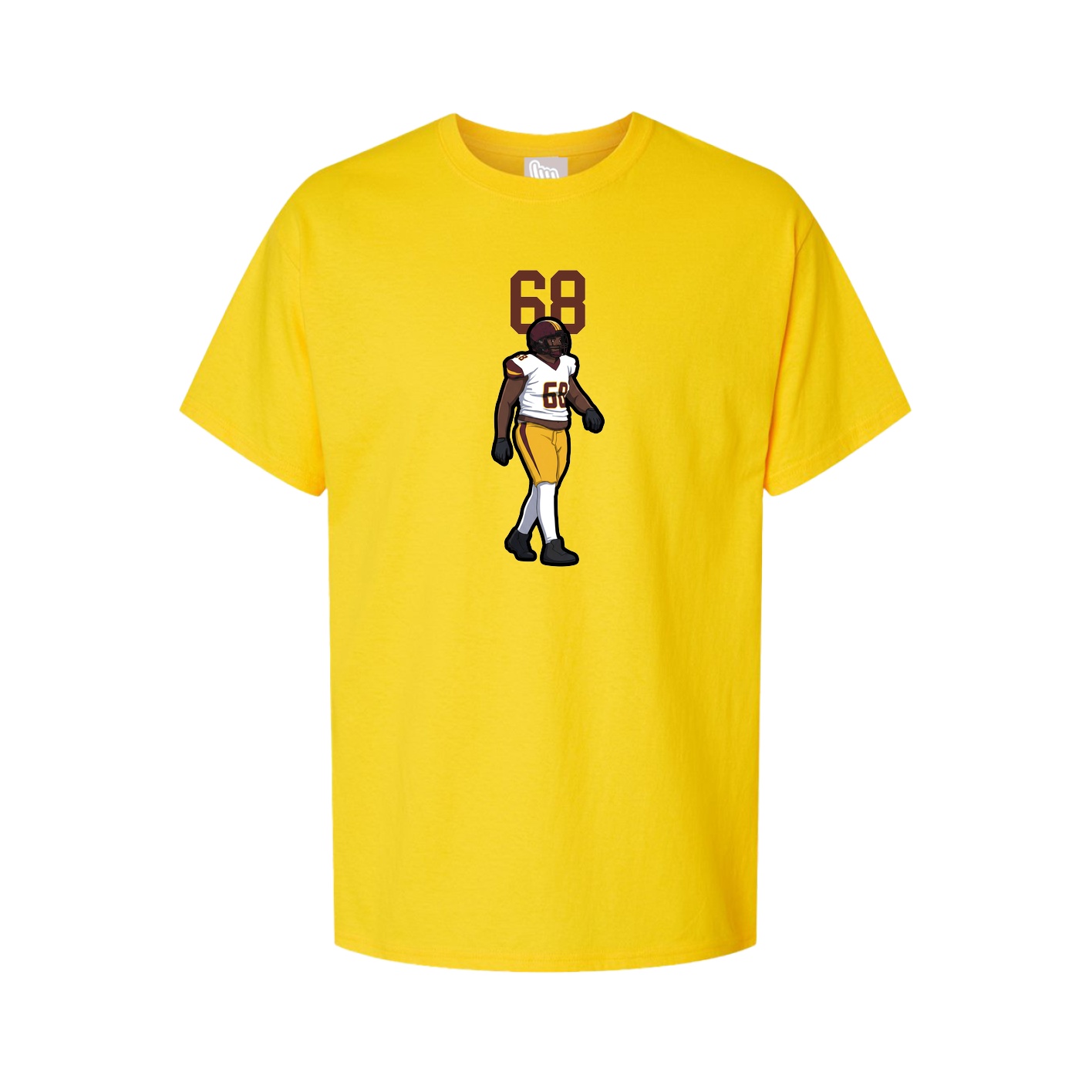 Youth Tee — Number Top in Gold