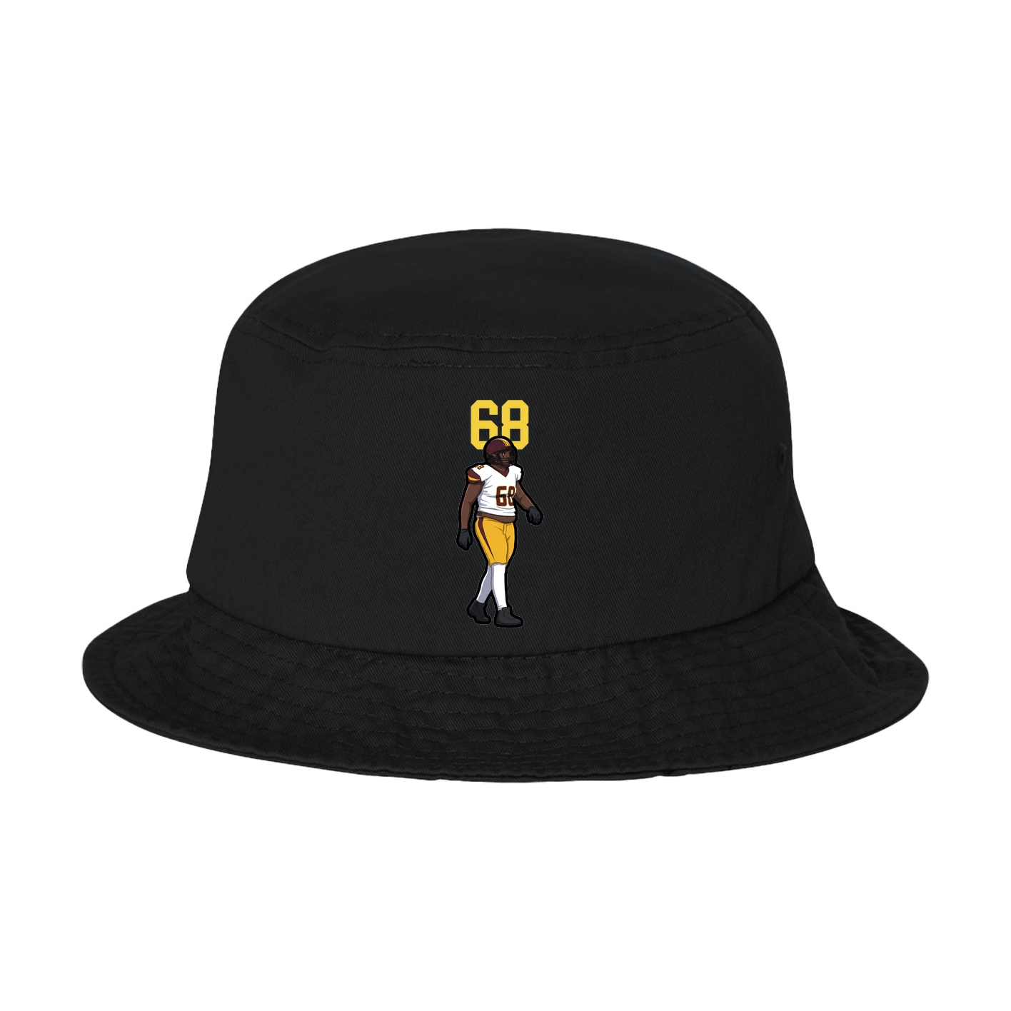 Bucket Cap — Number Top in Black