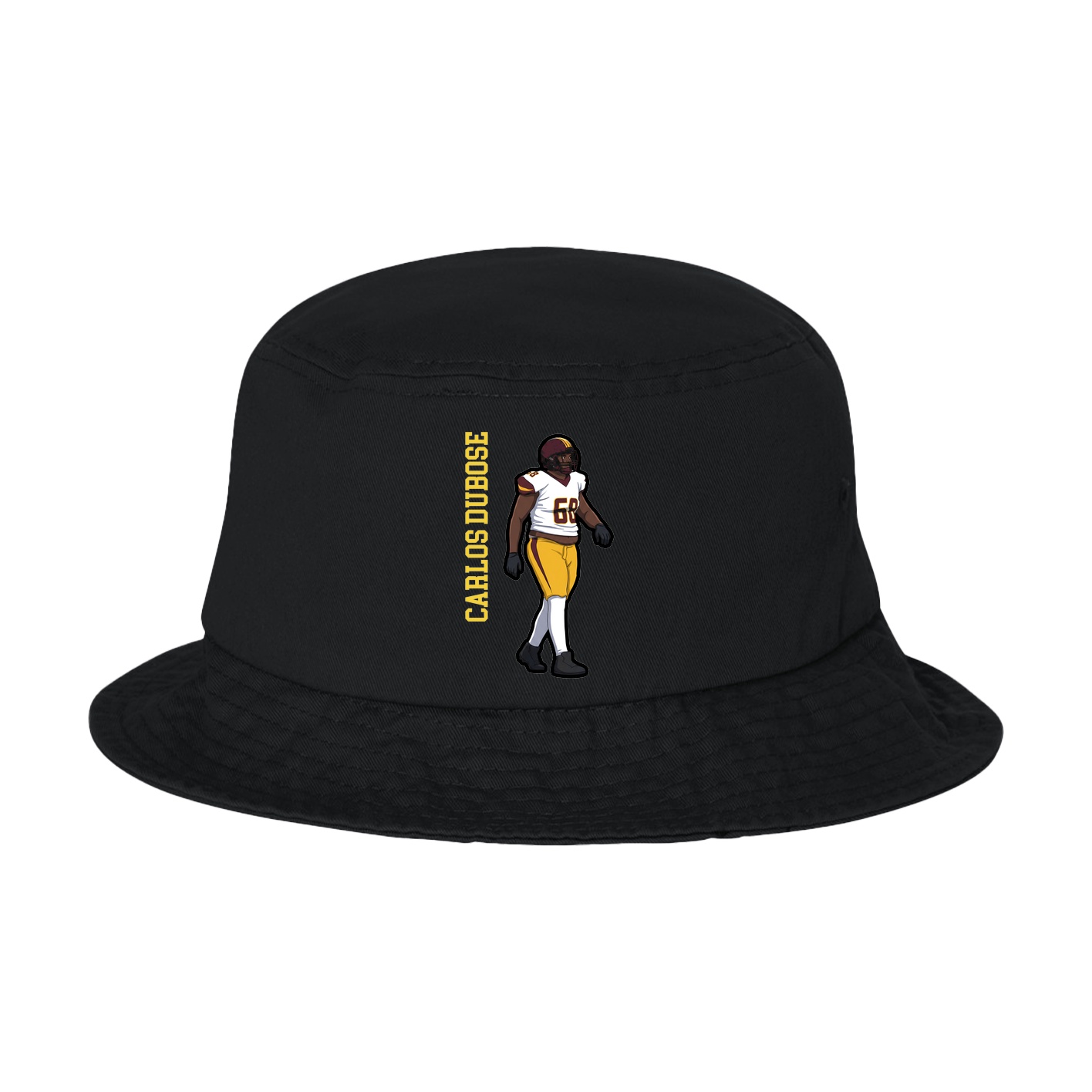 Bucket Cap — Name Vertical in Black