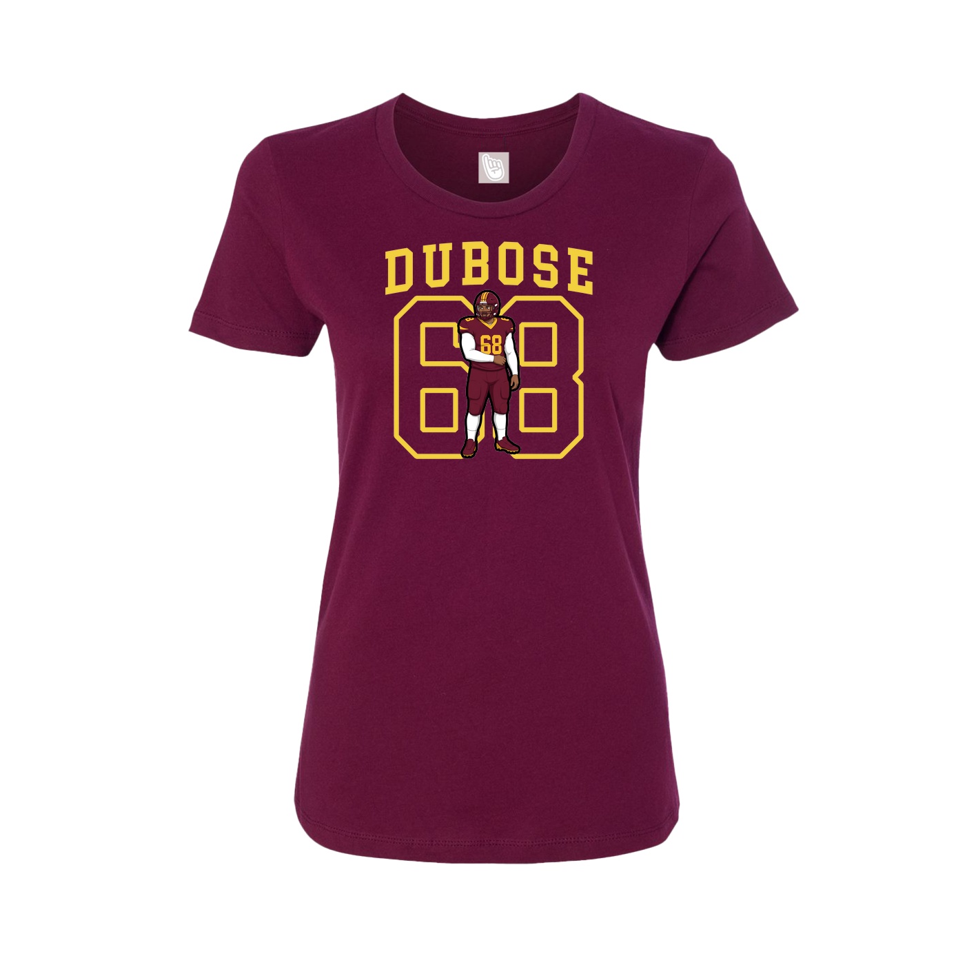 Womens Tee — Shirsey in Maroon