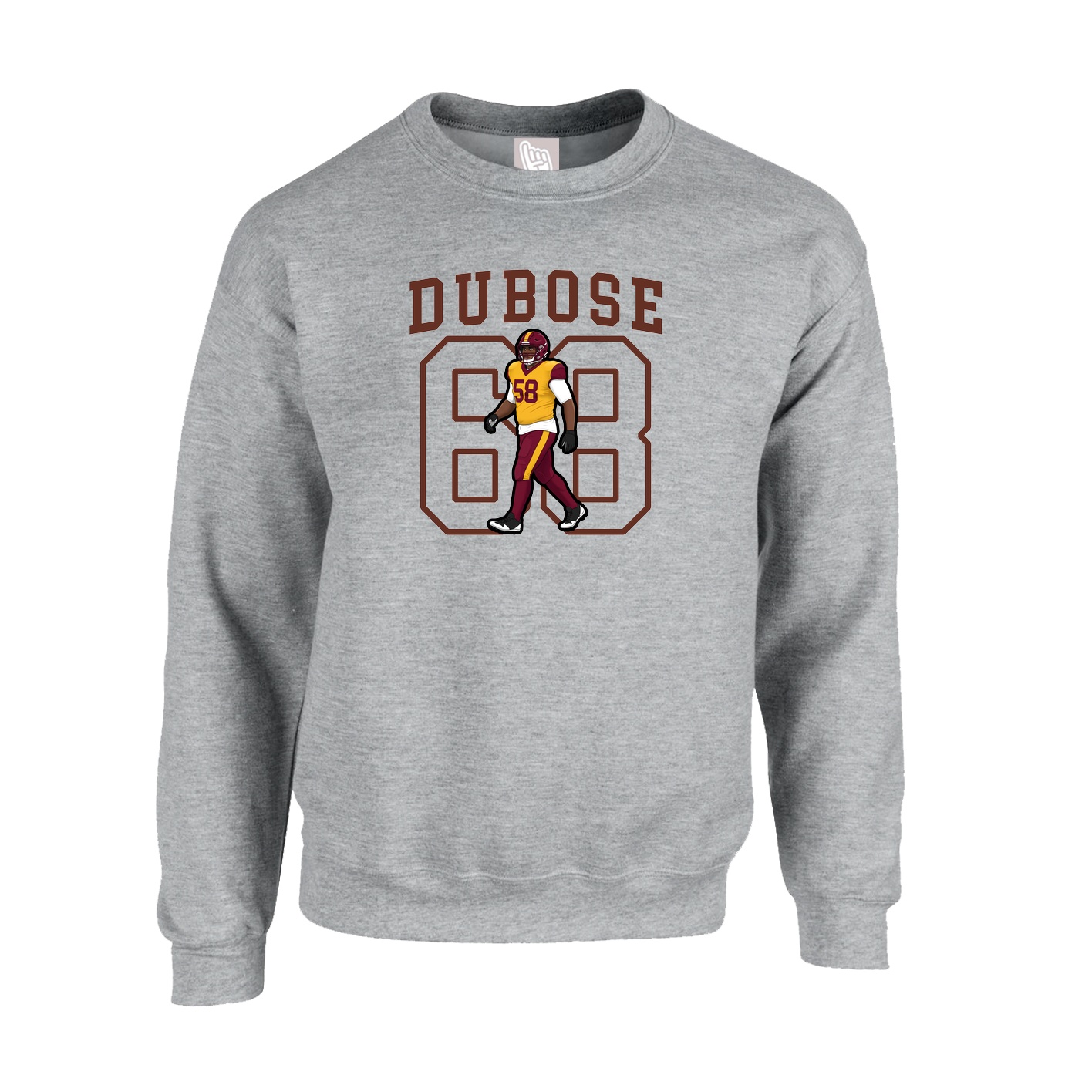 Fleece Crew — Shirsey in Grey
