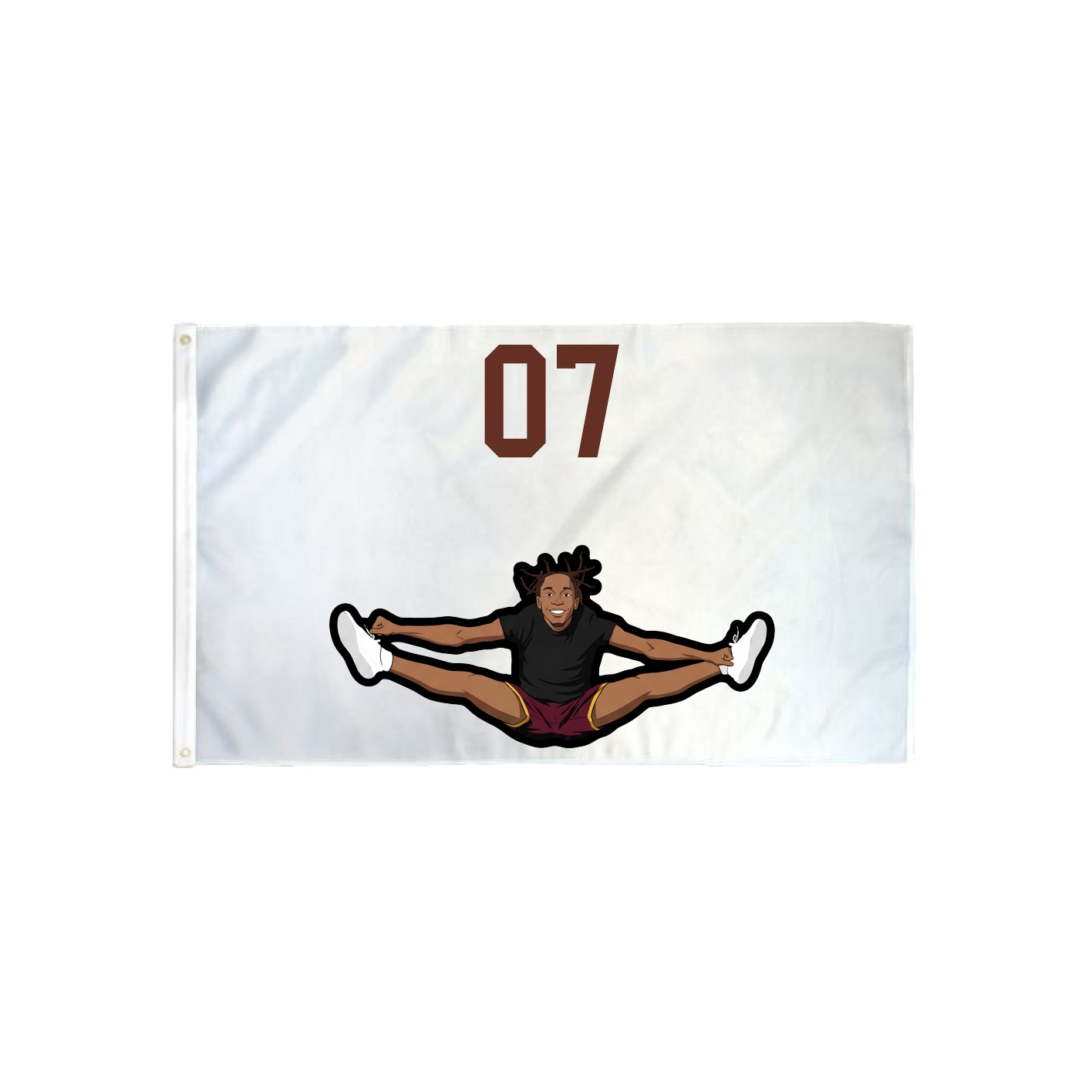 3x5 Flag — Number Top in Classic