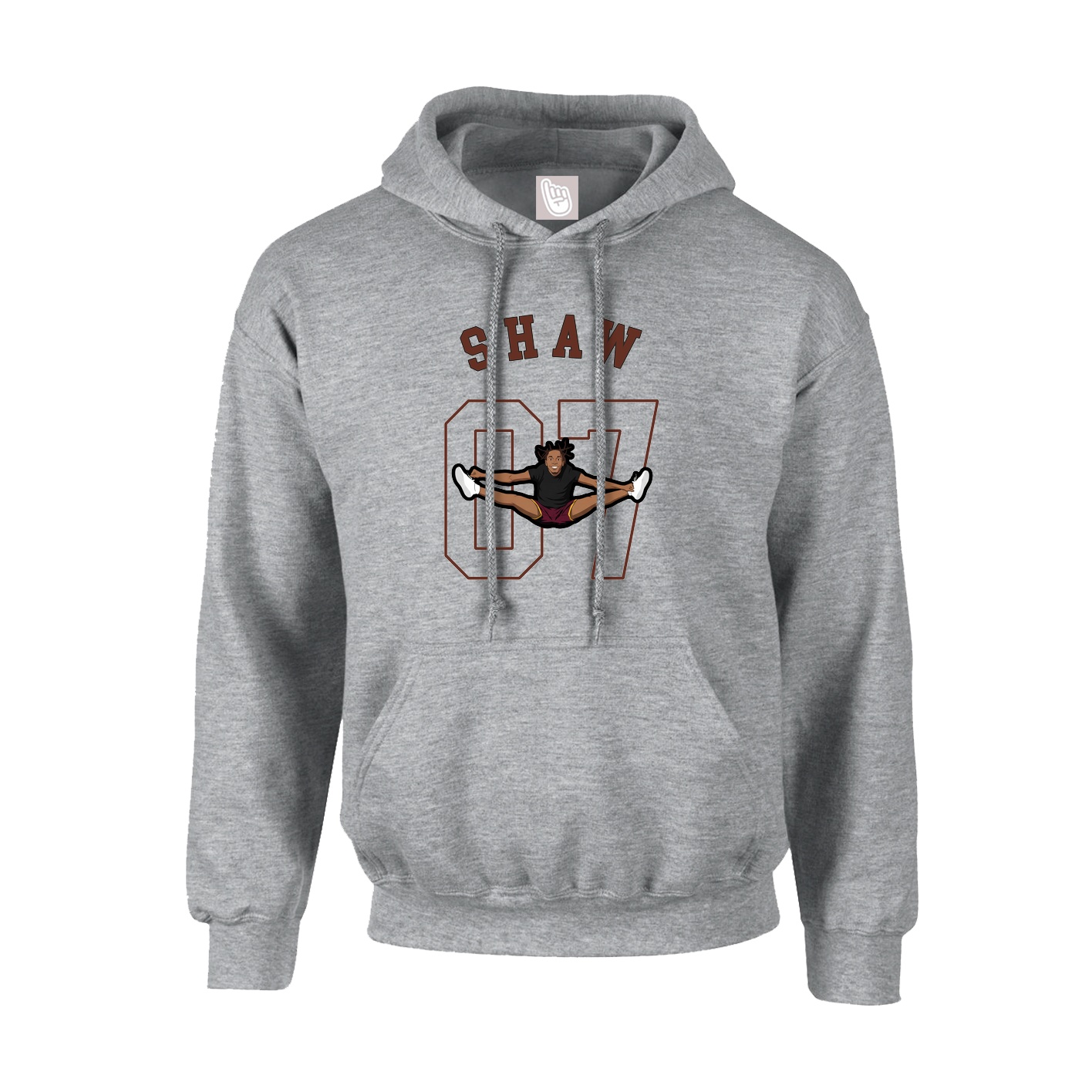 Youth Hoodie — Shirsey Arch in Grey