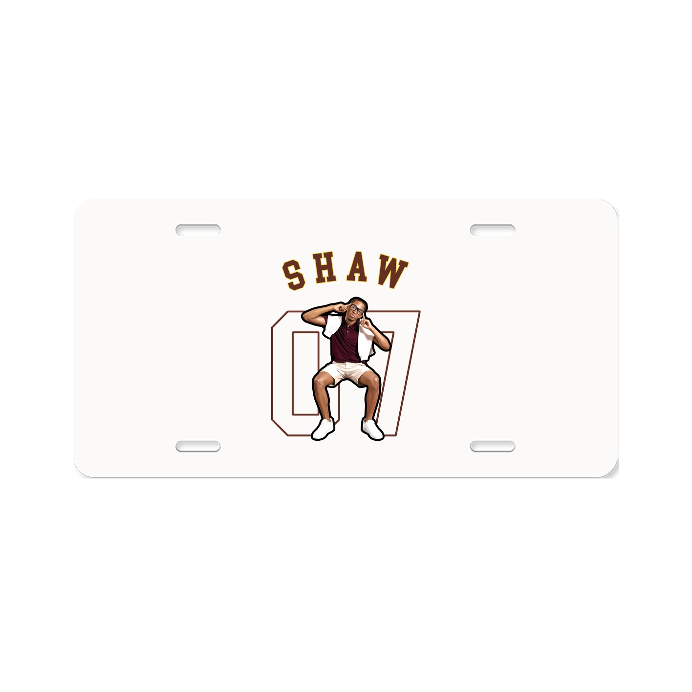 License Plate — Shirsey Arch in Classic