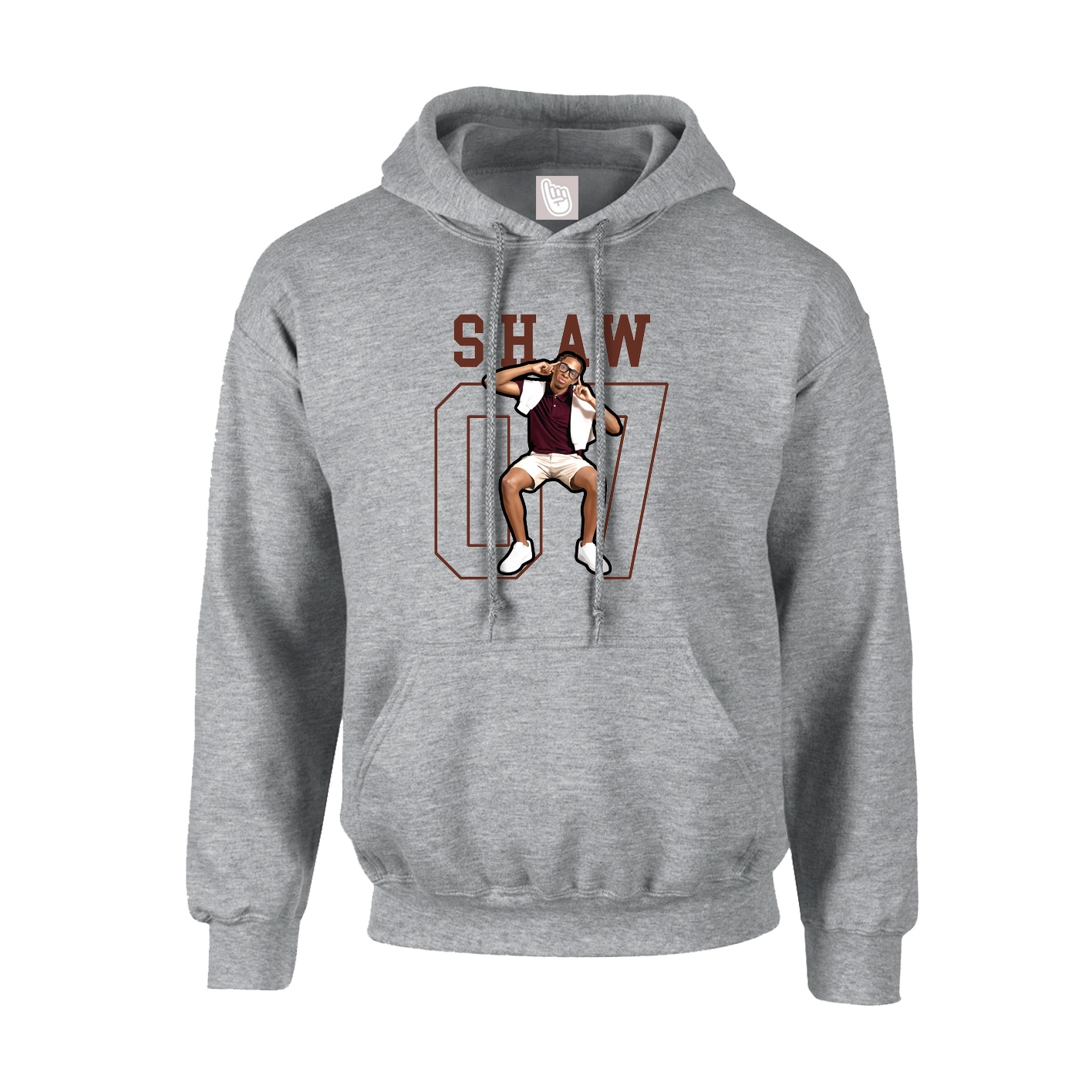 Hoodie — Shirsey in Grey