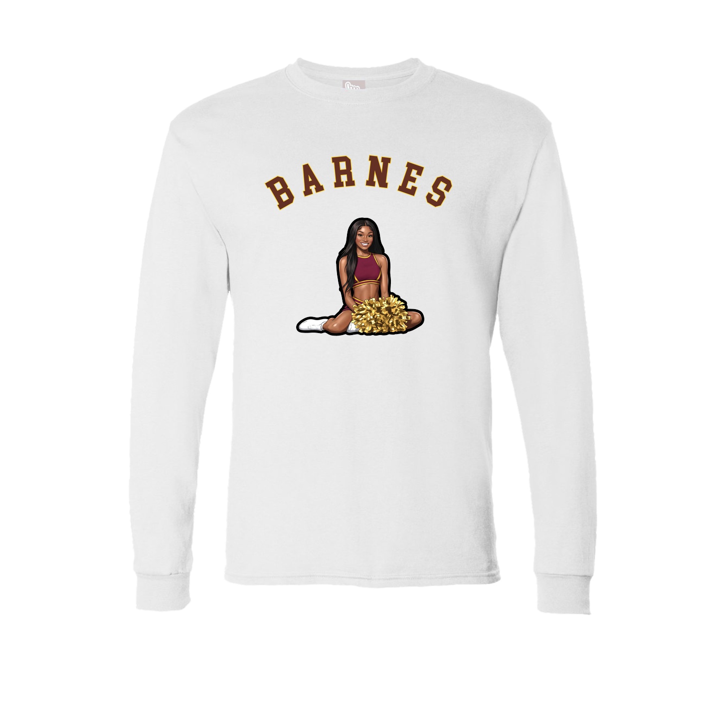Long Sleeve Tee — Shirsey Arch in White