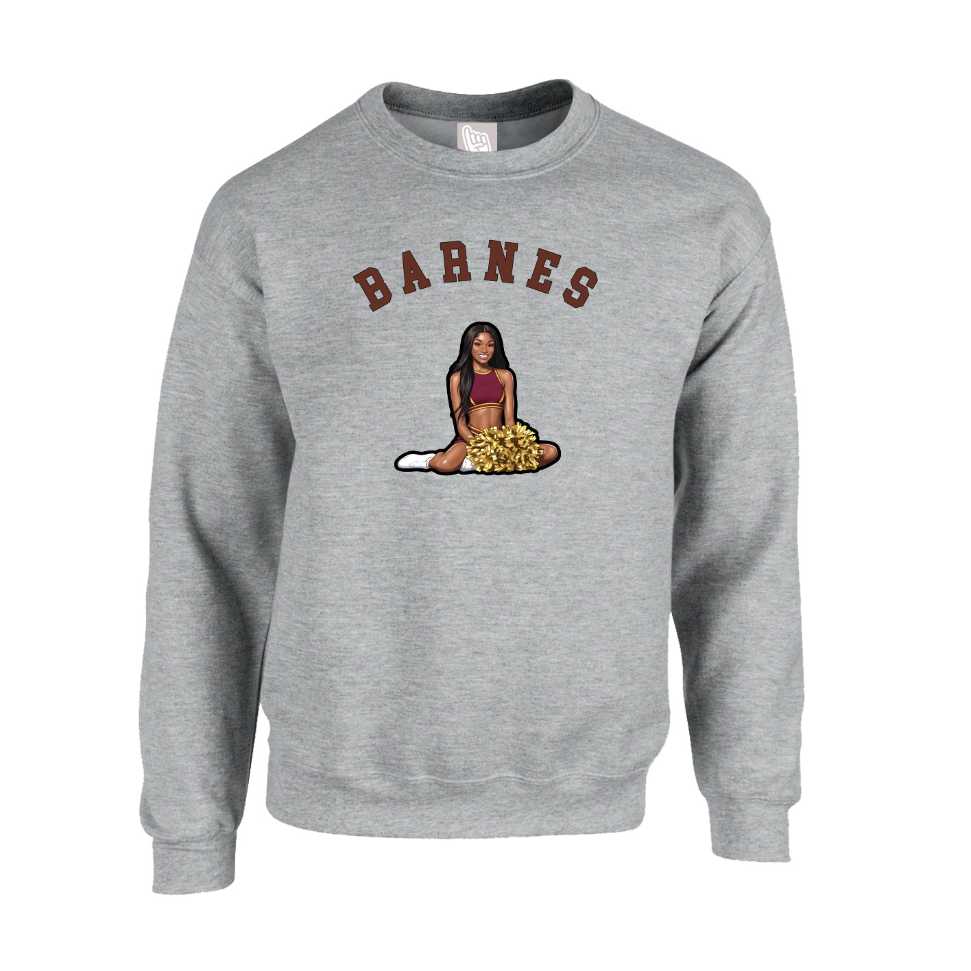 Fleece Crew — Shirsey Arch in Grey