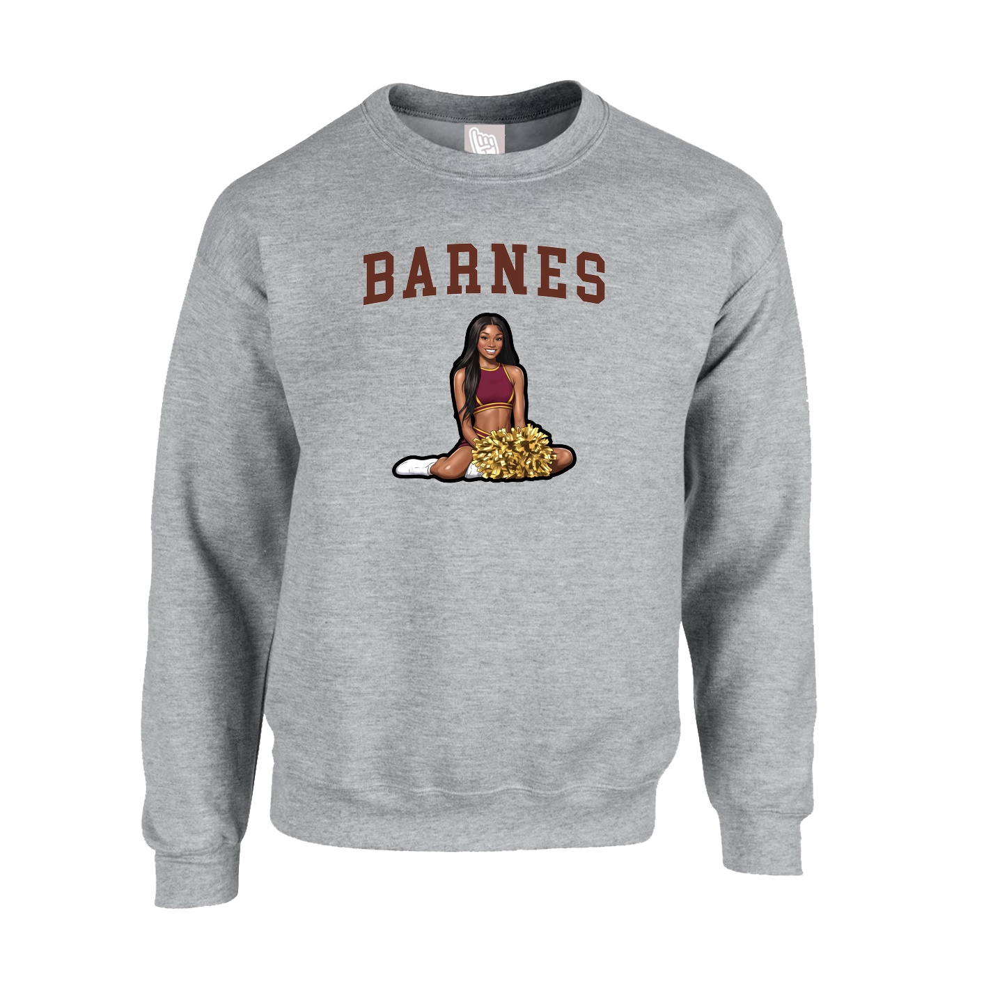 Fleece Crew — Shirsey in Grey