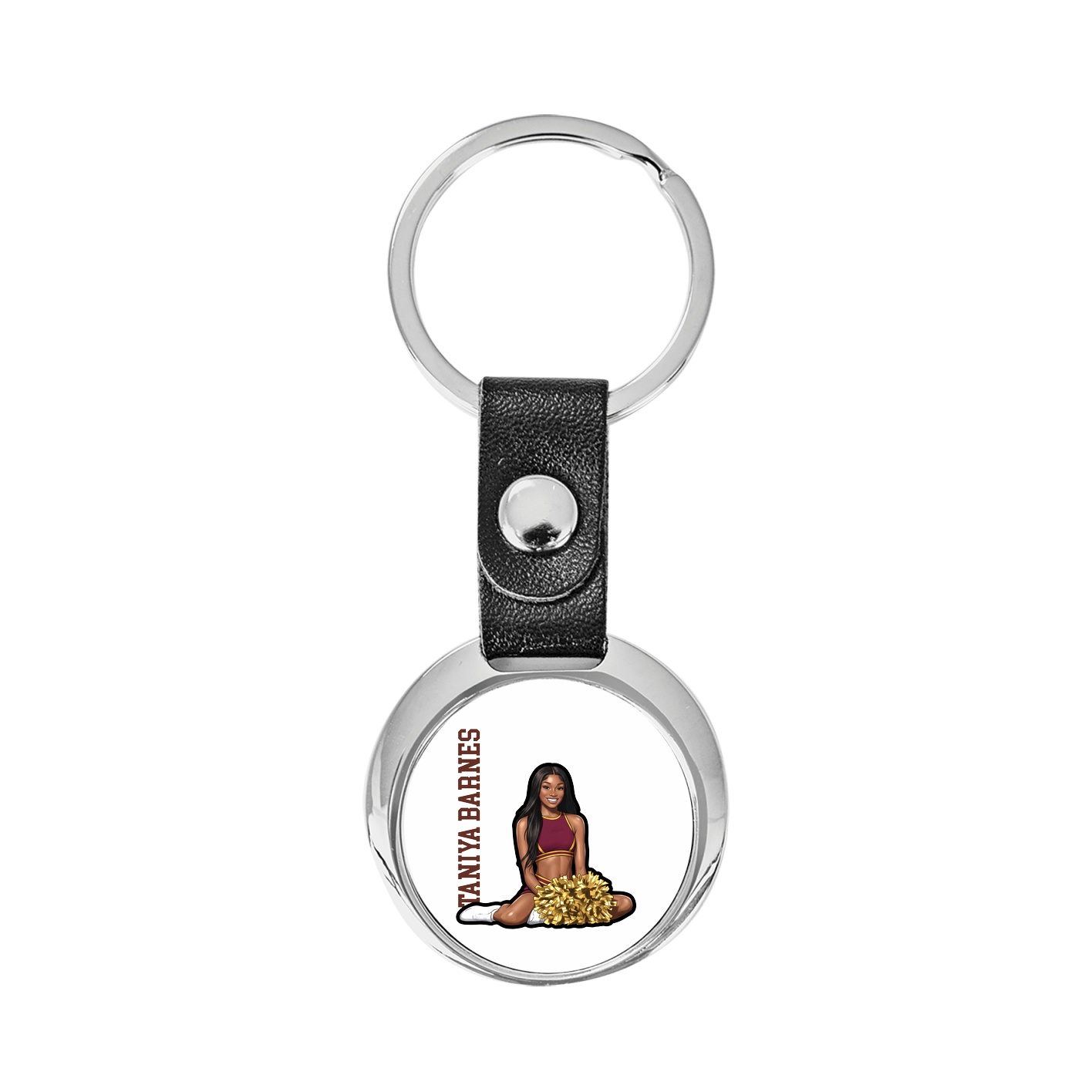 Key Chain — Name Vertical in Classic