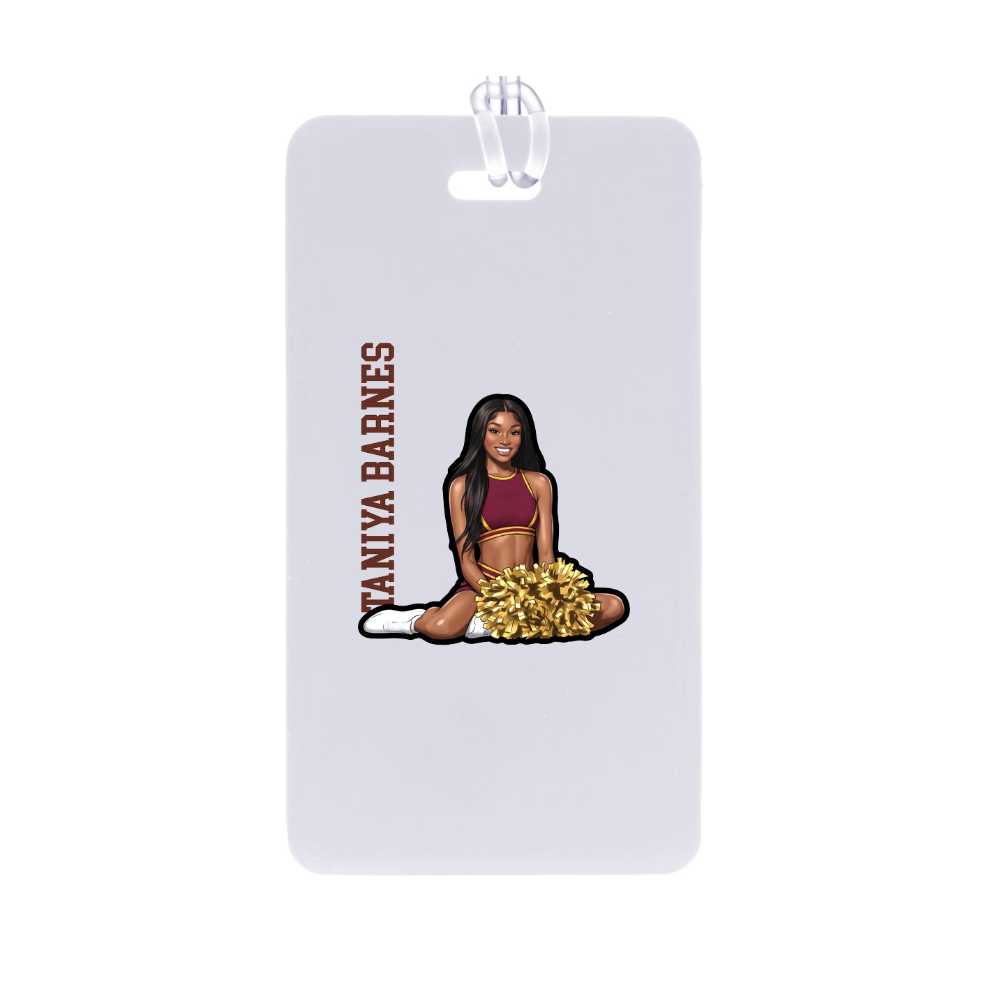 Bag Tag — Name Vertical in Classic