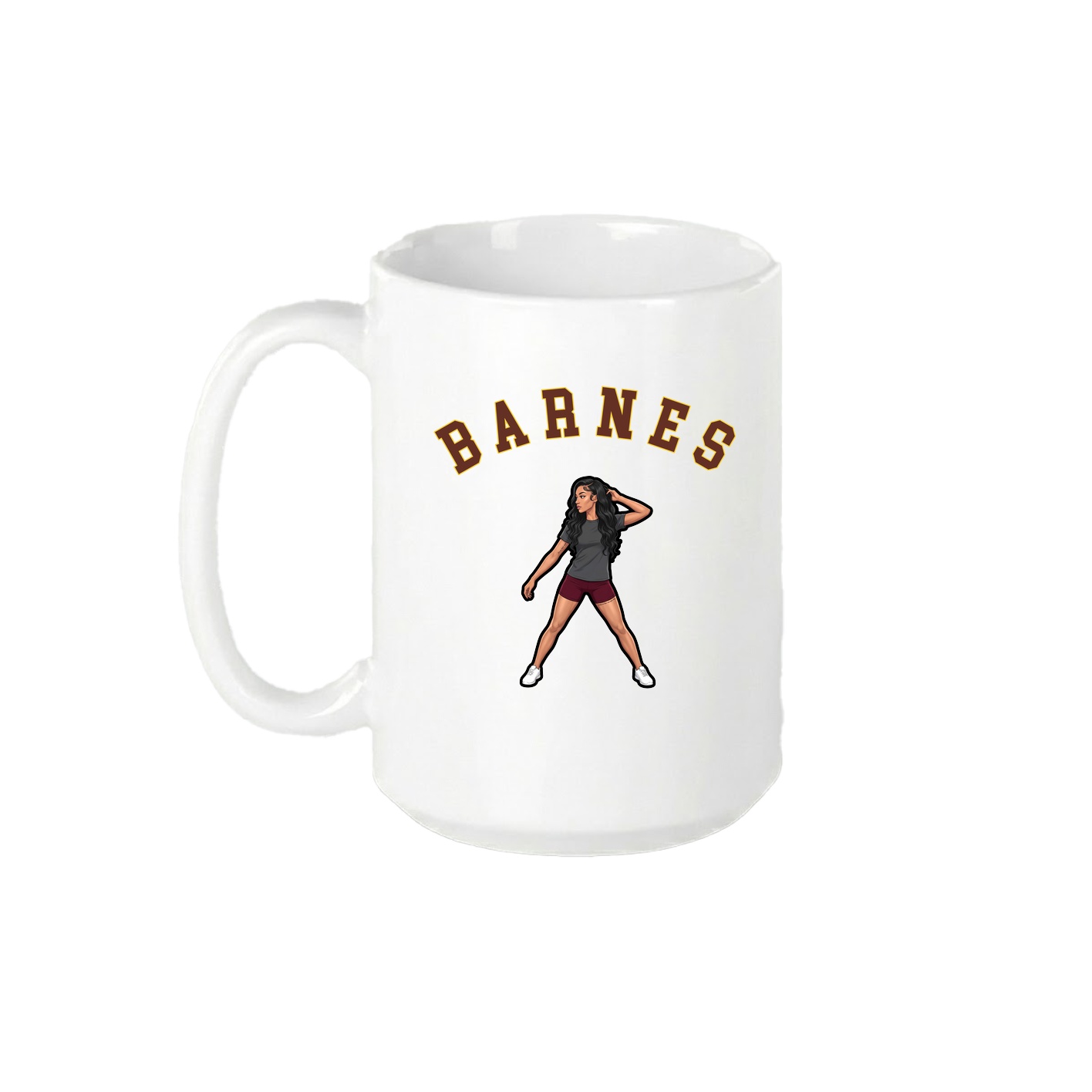 15oz Coffee Mug — Shirsey Arch in White