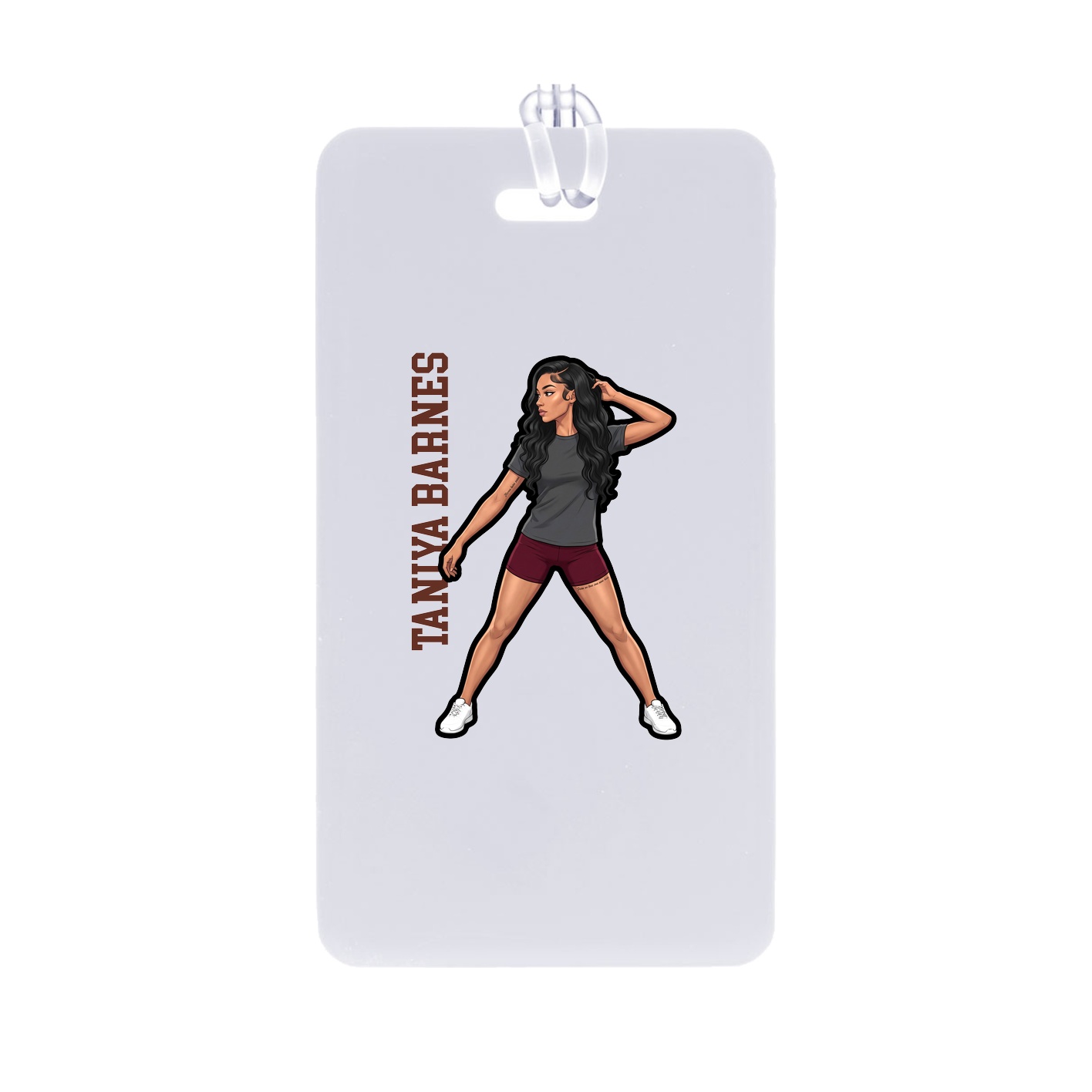 Bag Tag — Name Vertical in Classic