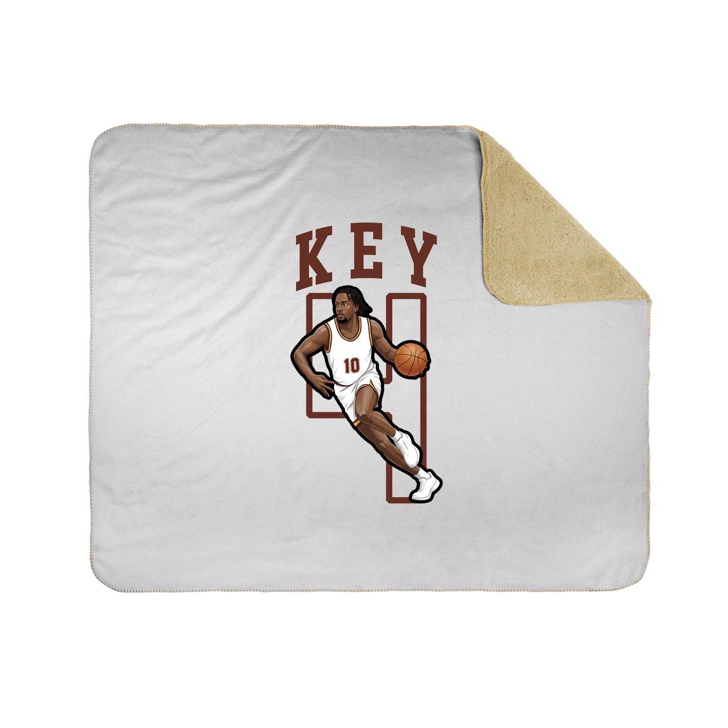 50x60 Sherpa Lined Throw Blanket