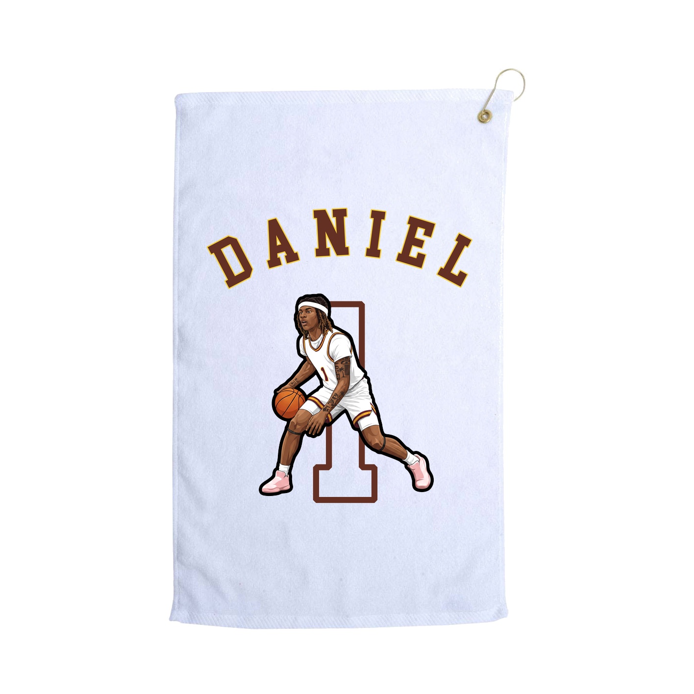 Golf Towel — Shirsey Arch in White
