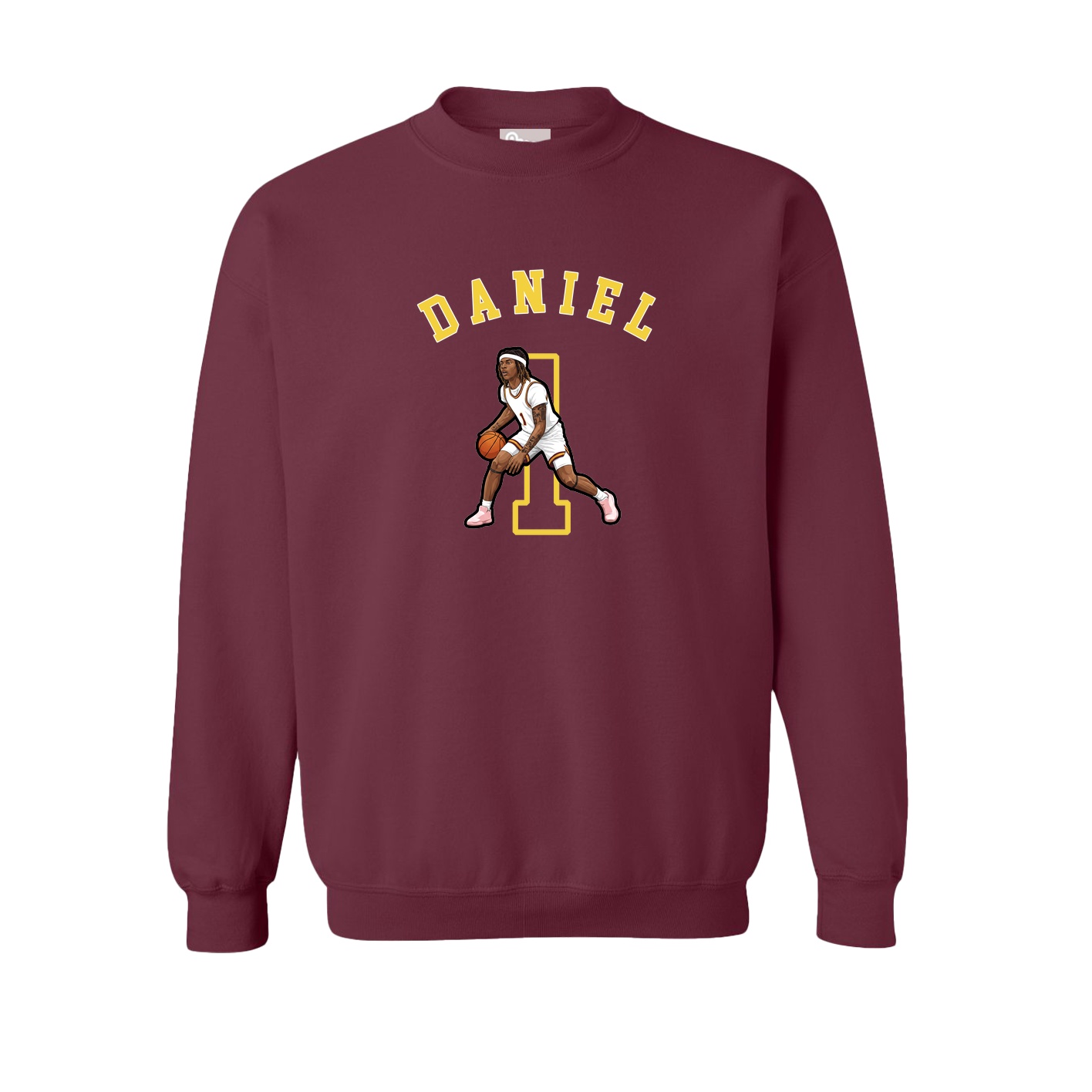 Fleece Crew — Shirsey Arch in Maroon