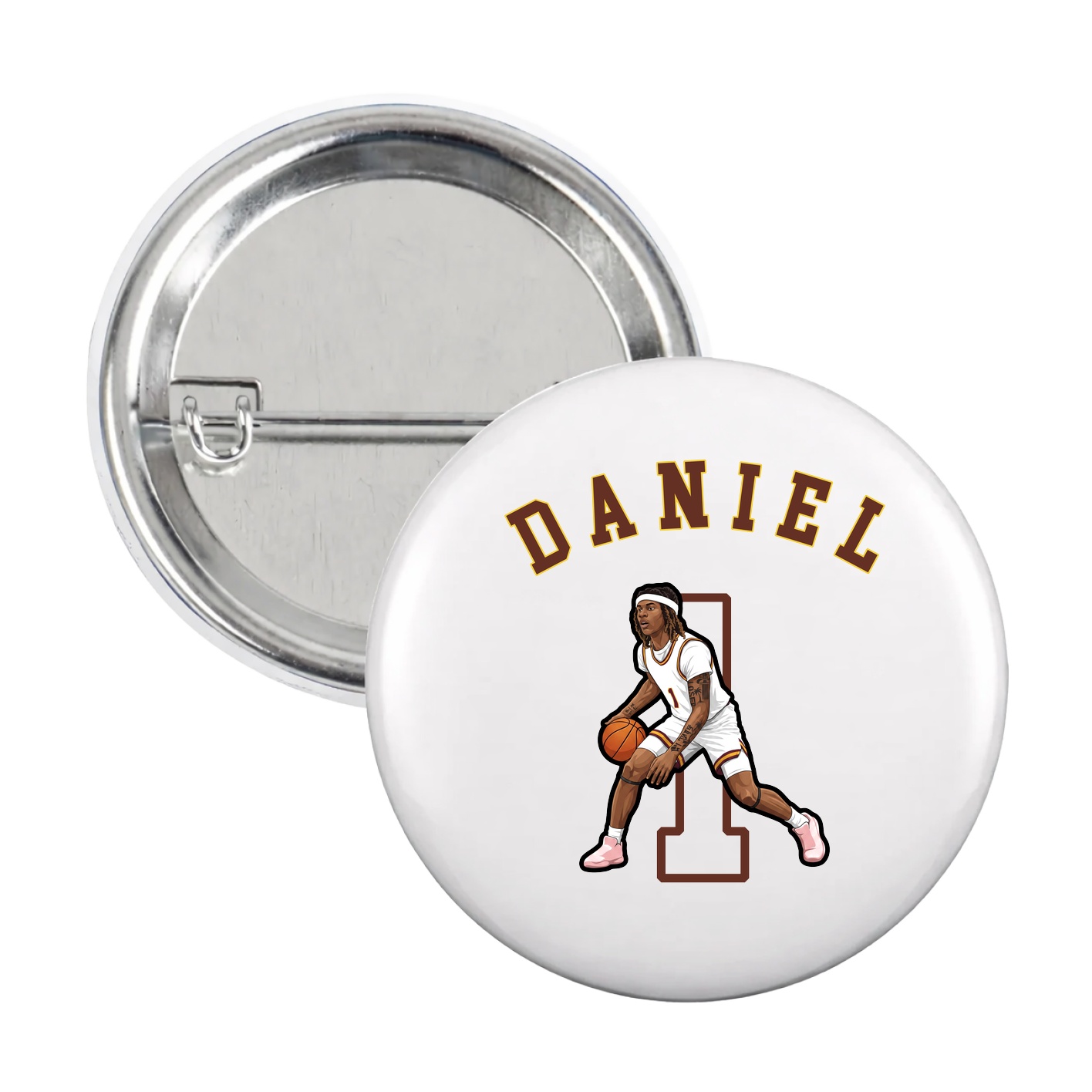 Game Day Button — Shirsey Arch in White