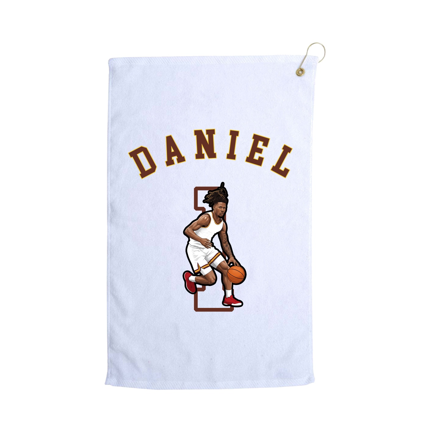 Golf Towel — Shirsey Arch in White