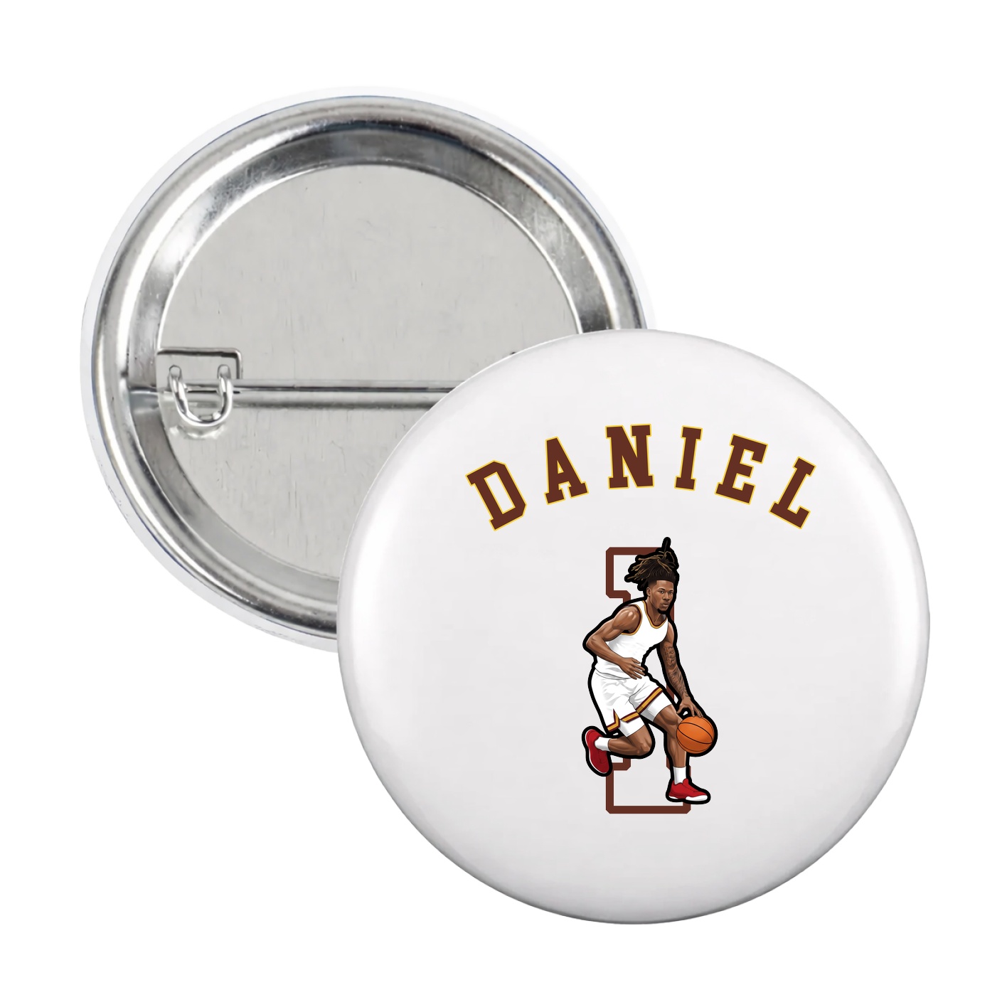 Game Day Button — Shirsey Arch in White