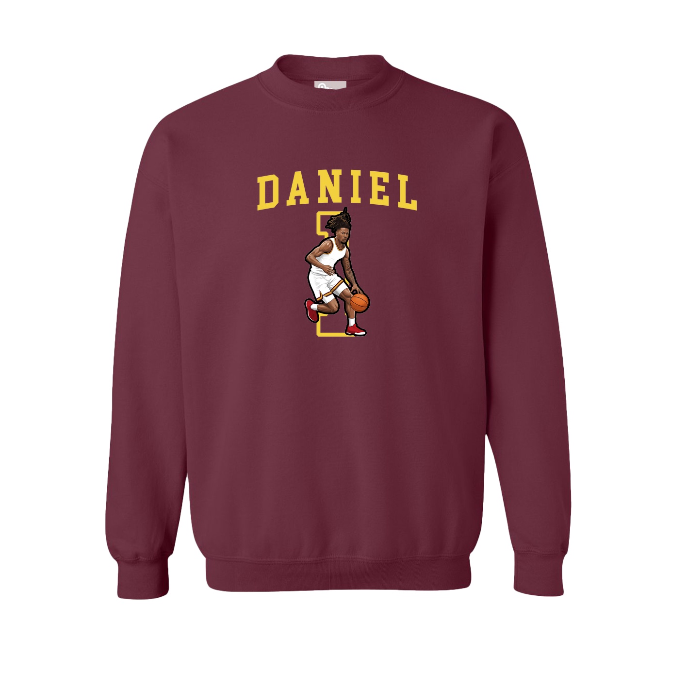 Fleece Crew — Shirsey in Maroon