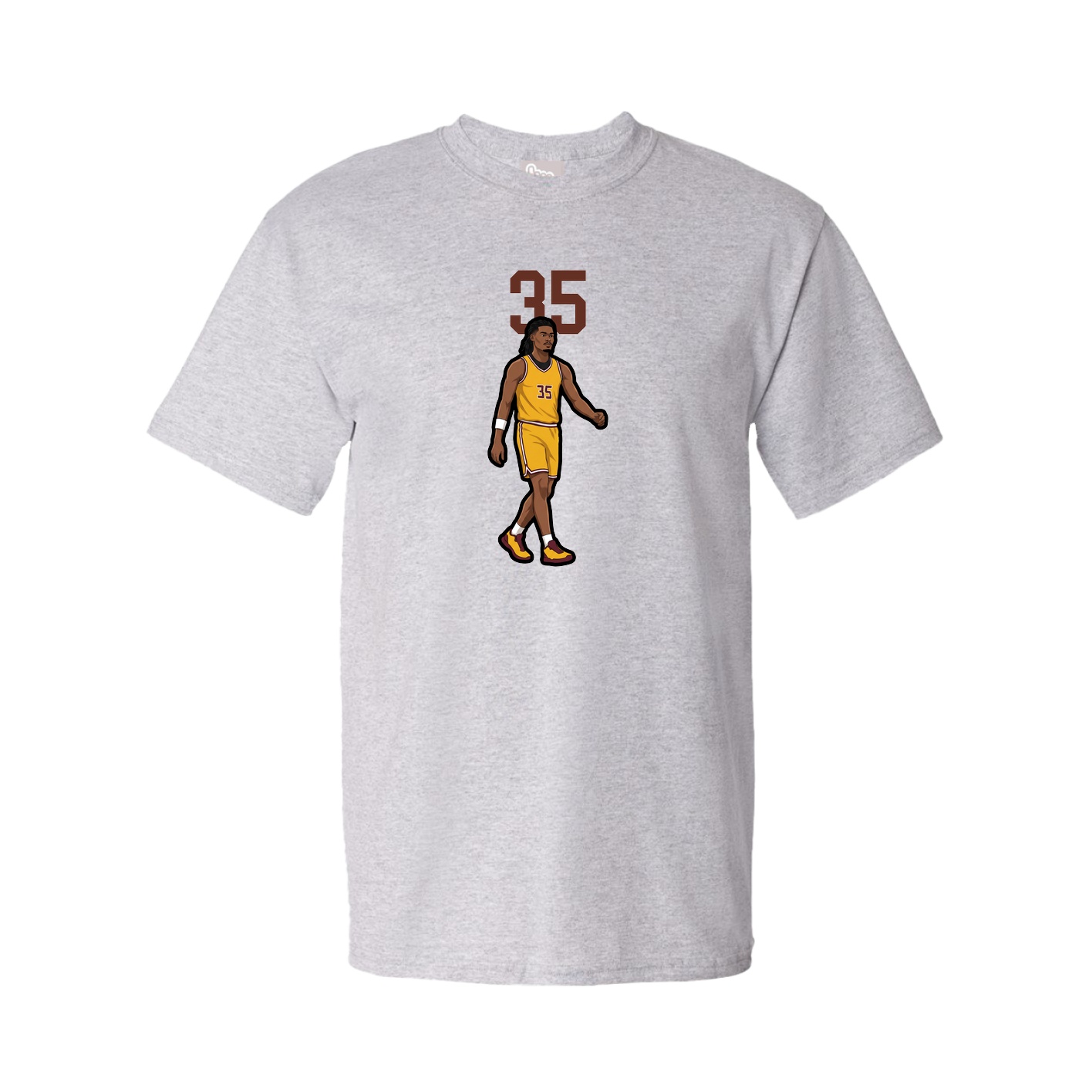 Tee — Number Top in Grey