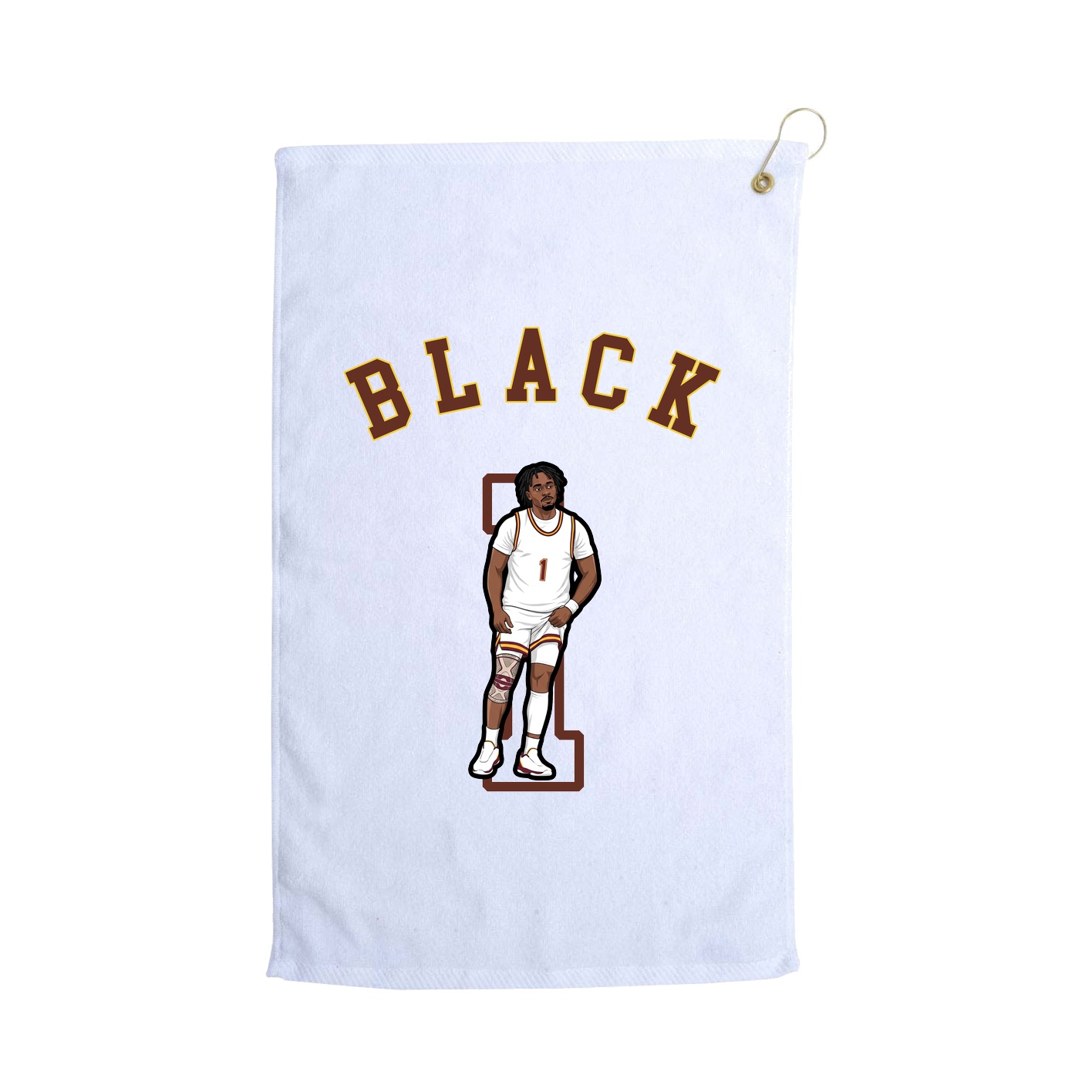 Golf Towel — Shirsey Arch in White