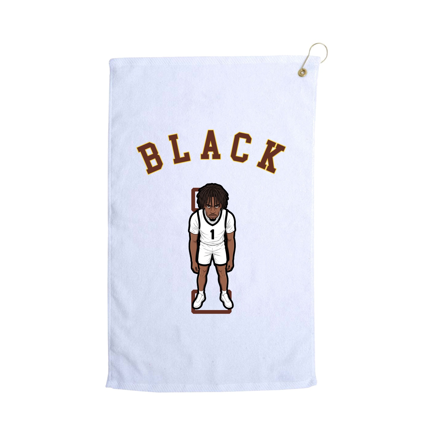 Golf Towel — Shirsey Arch in White