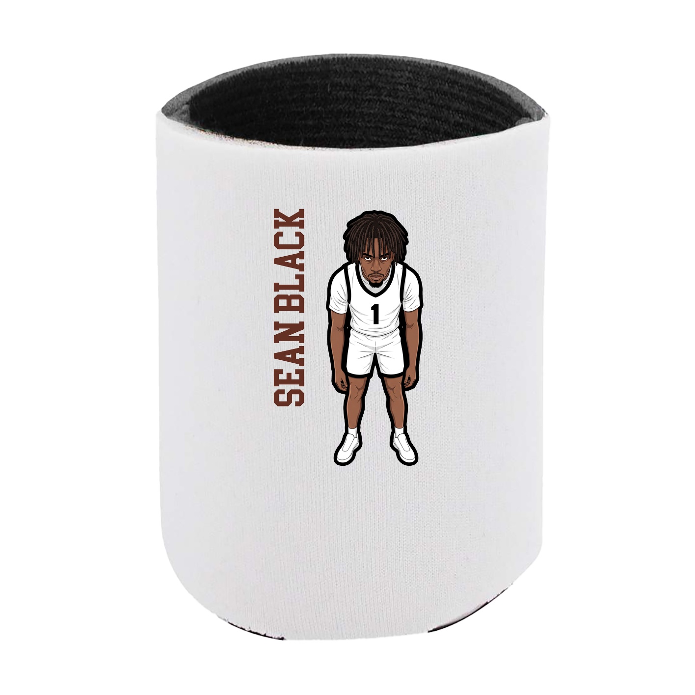 Can Holder — Name Vertical in White