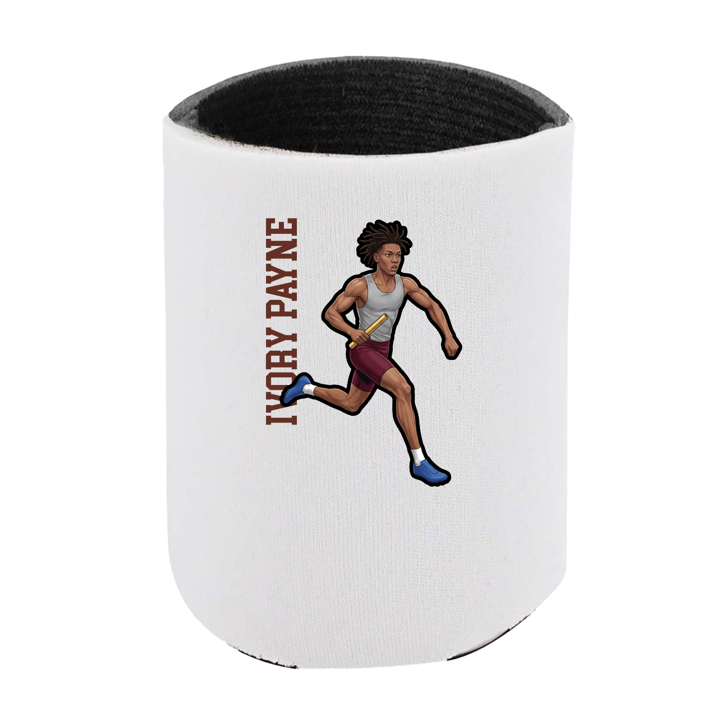 Can Holder — Name Vertical in White