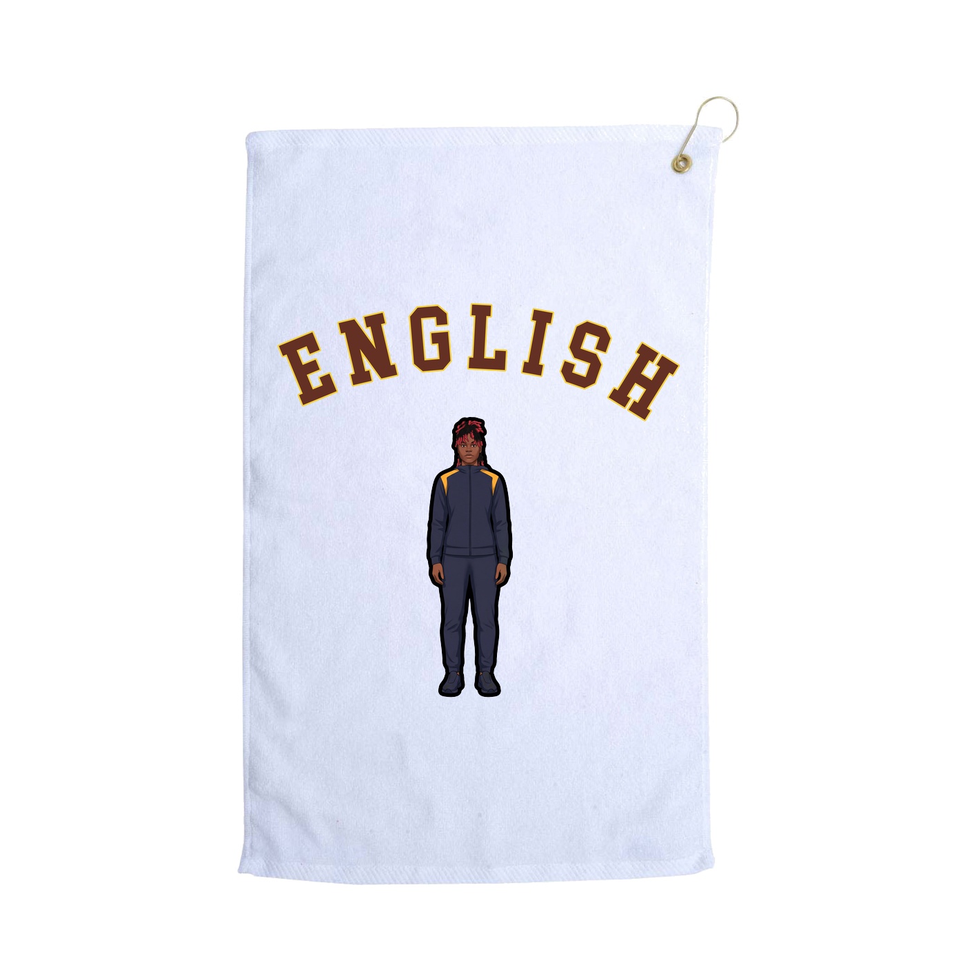 Golf Towel — Shirsey Arch in White