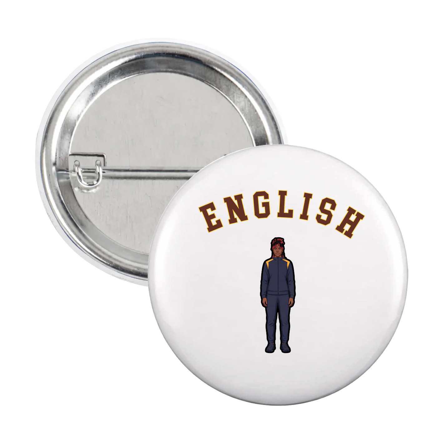Game Day Button — Shirsey Arch in White