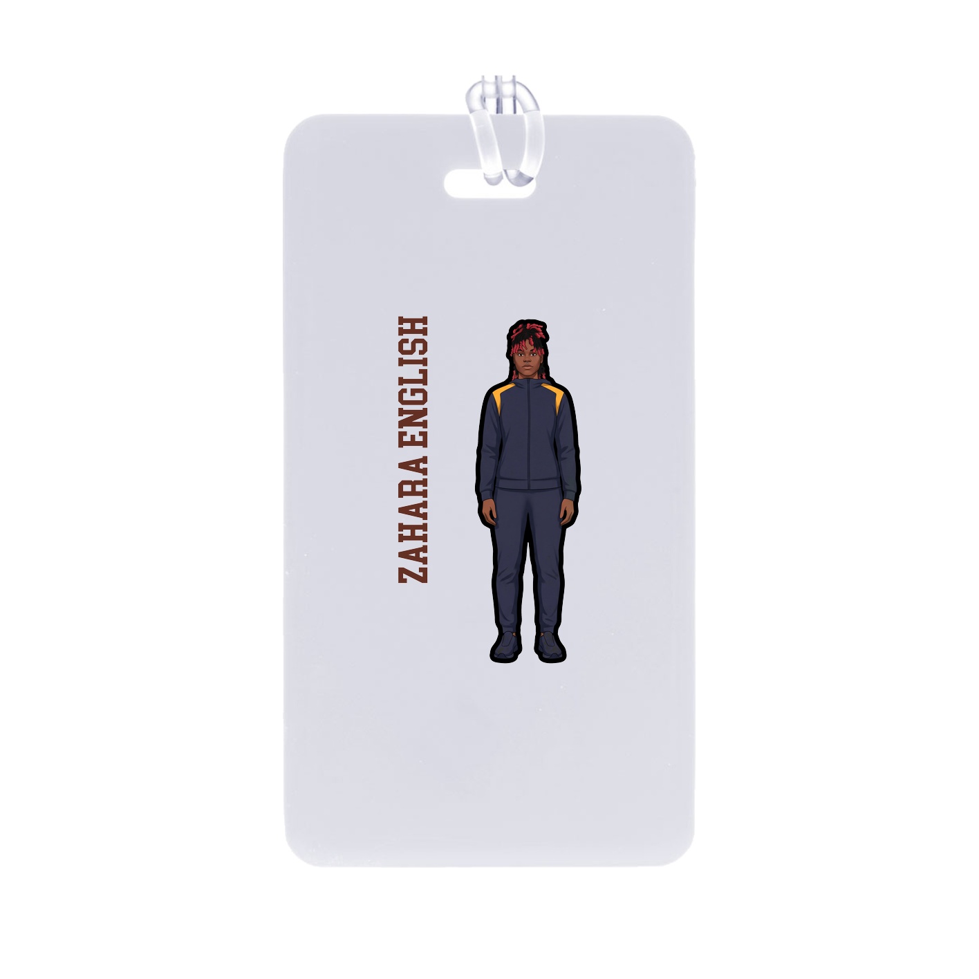 Bag Tag — Name Vertical in Classic
