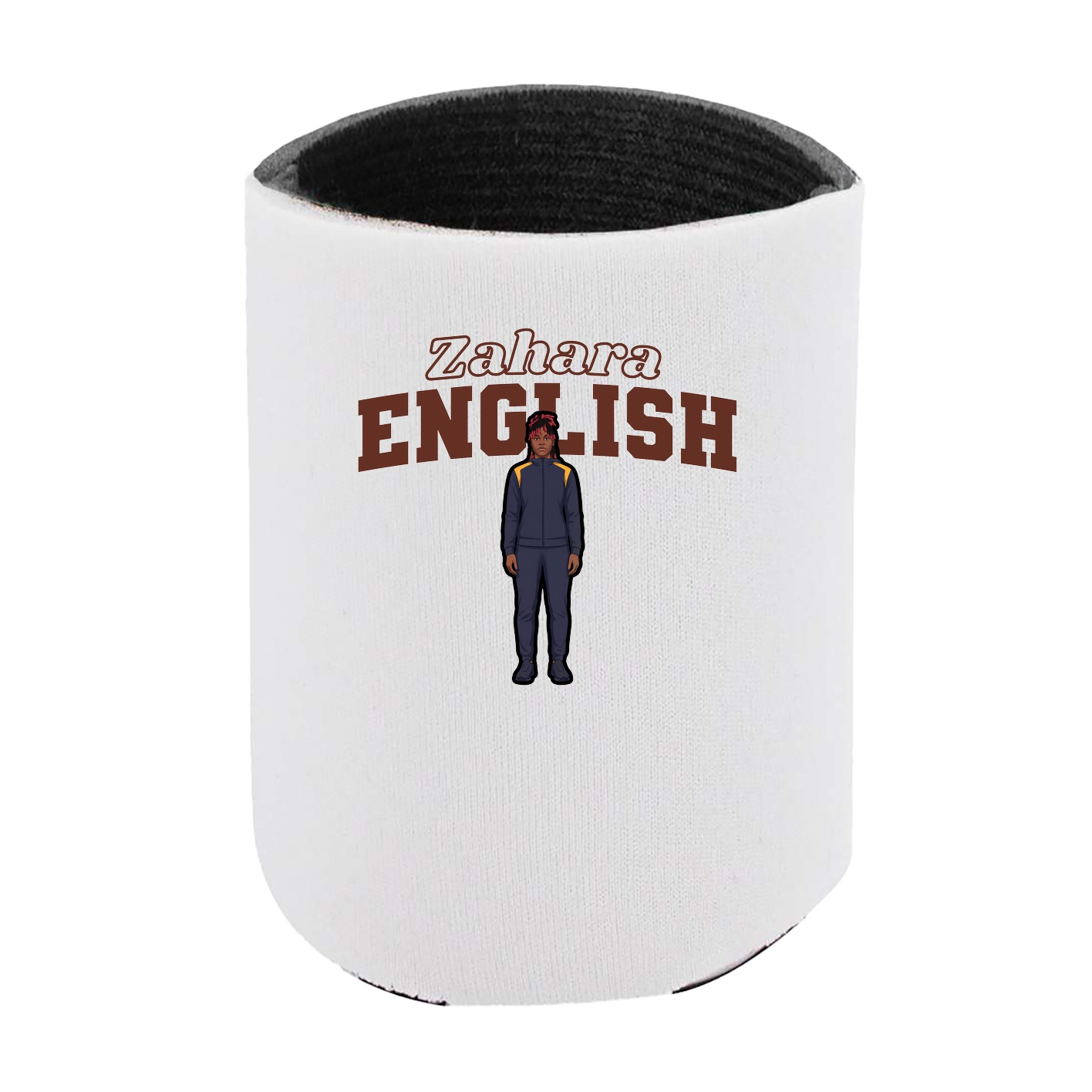 Can Holder — Name Arch in White