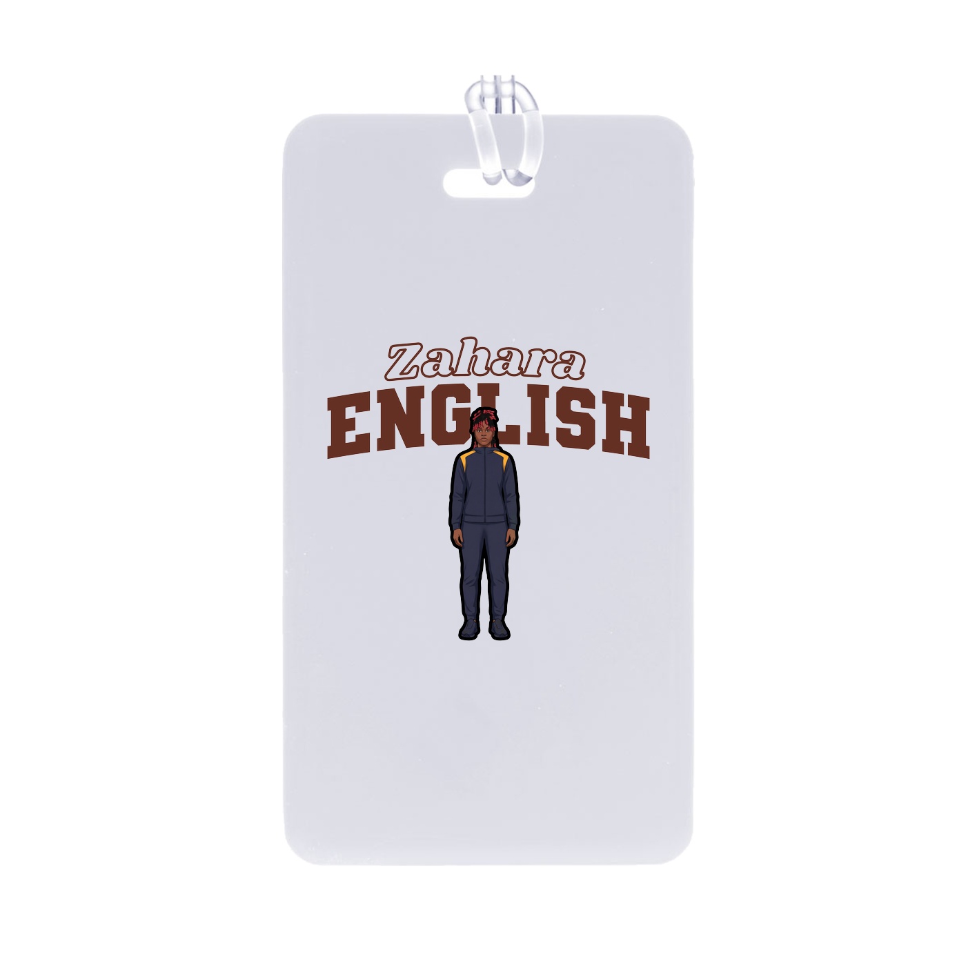 Bag Tag — Name Arch in Classic