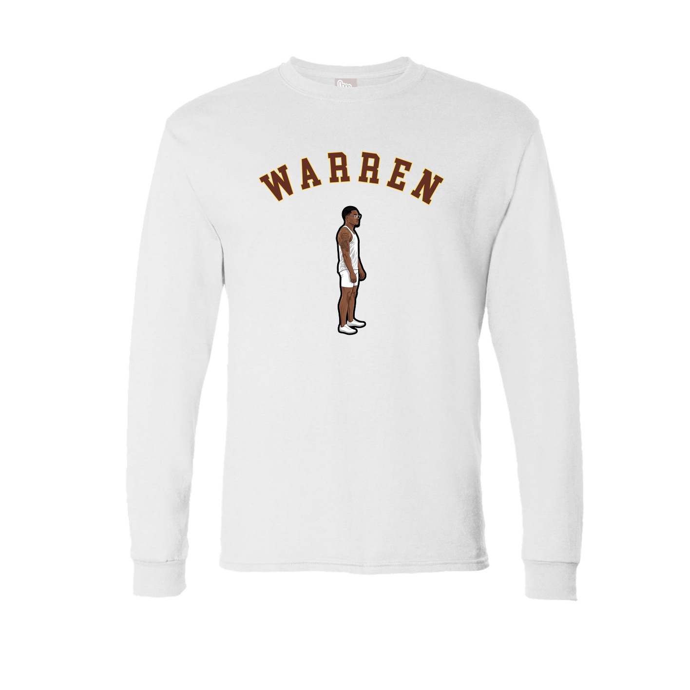 Long Sleeve Tee — Shirsey Arch in White