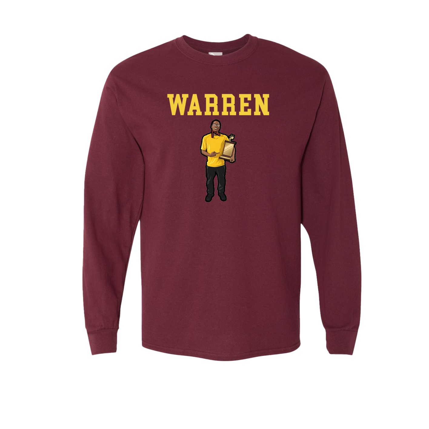 Long Sleeve Tee — Shirsey in Maroon