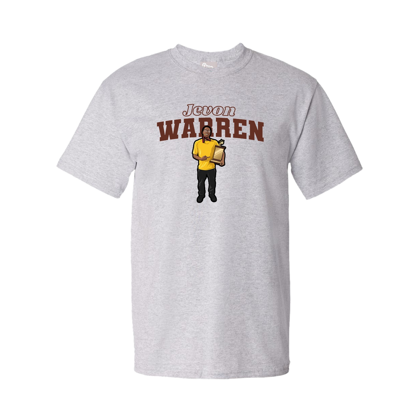Tee — Name Arch in Grey