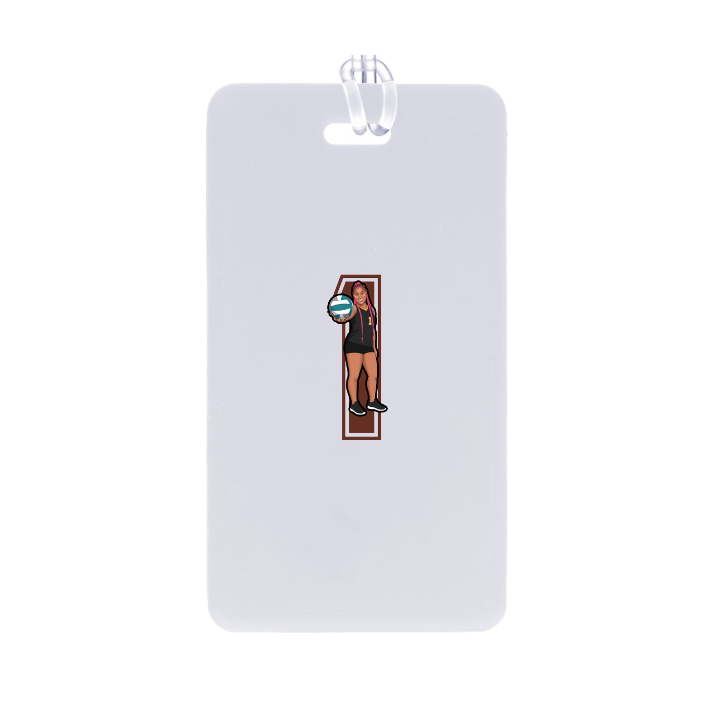 Bag Tag — Number in Classic
