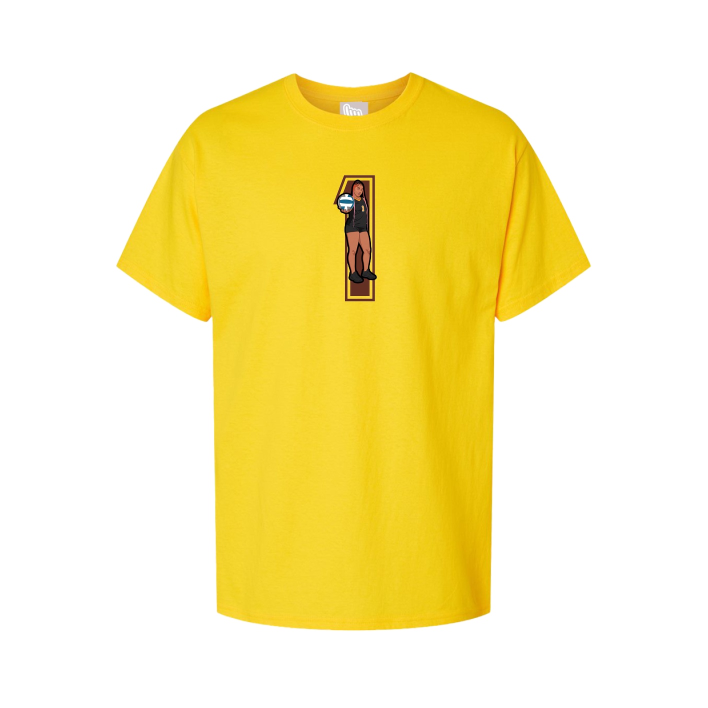 Tee — Number in Gold