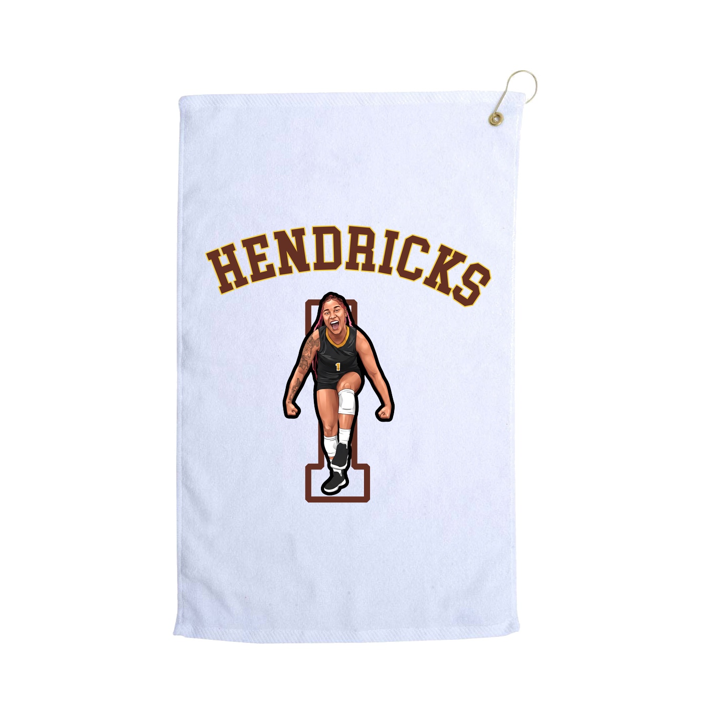 Golf Towel — Shirsey Arch in White