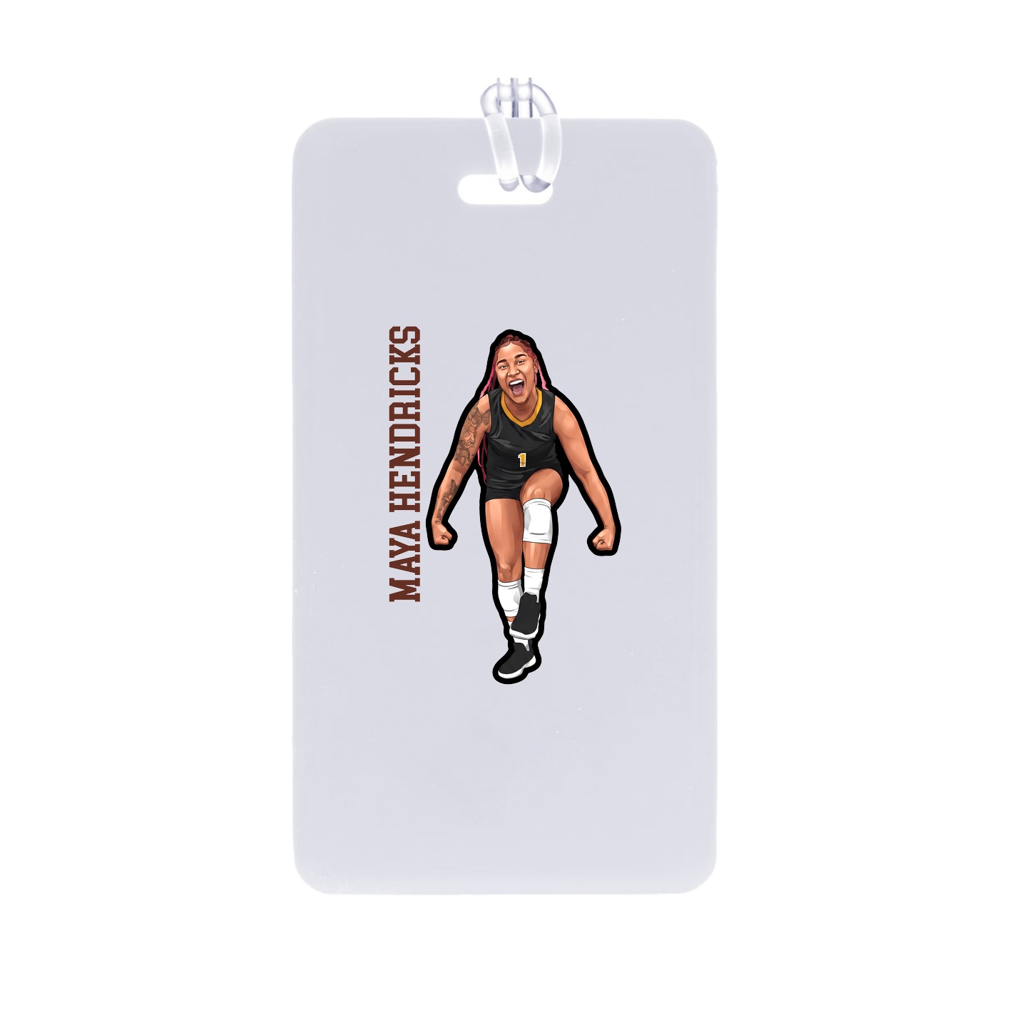Bag Tag — Name Vertical in Classic