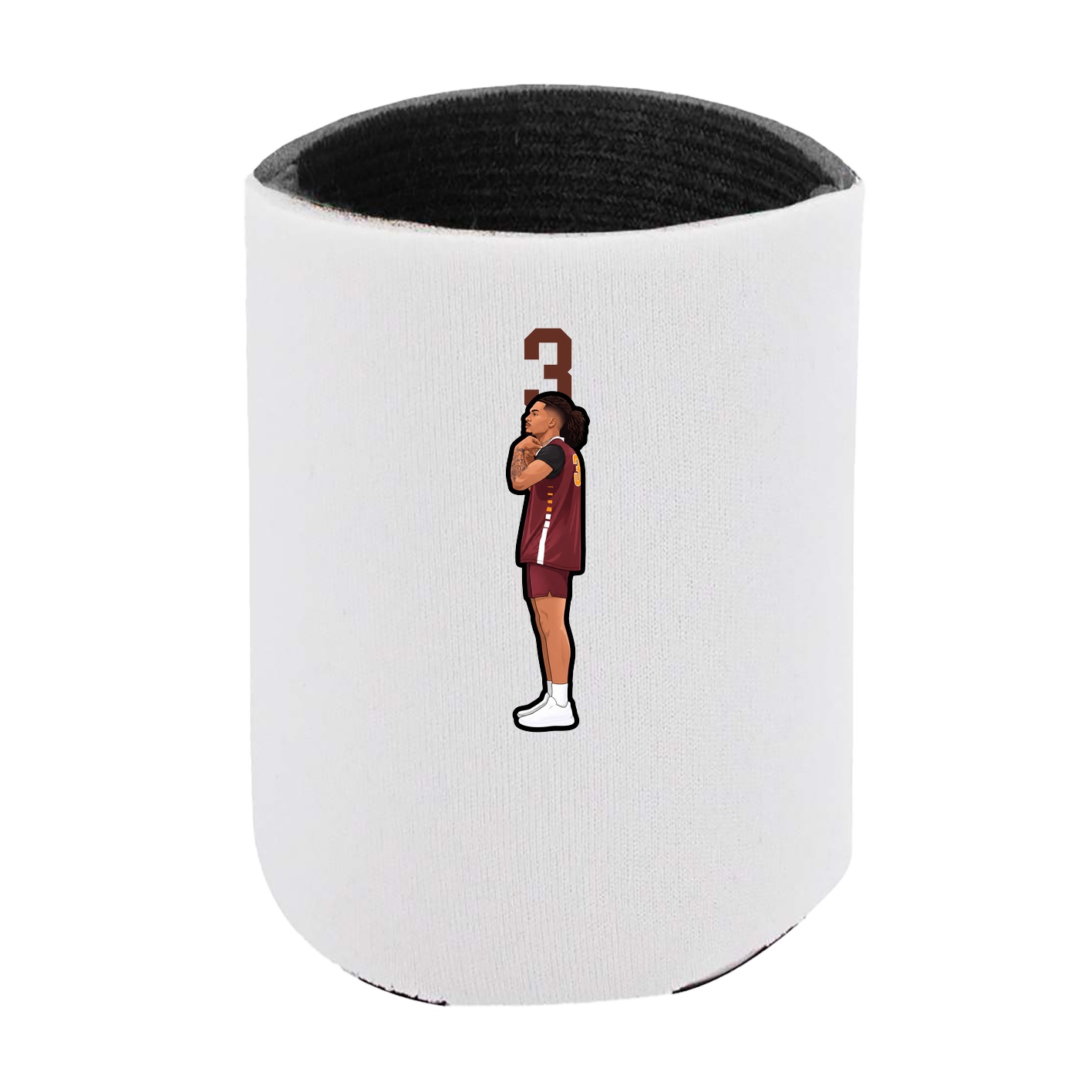 Can Holder — Number Top in White