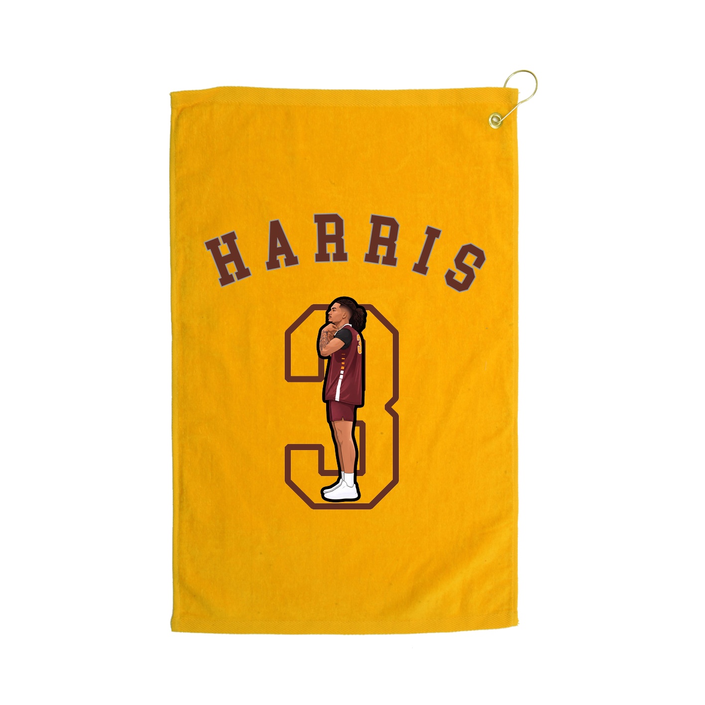 Golf Towel — Shirsey Arch in Gold