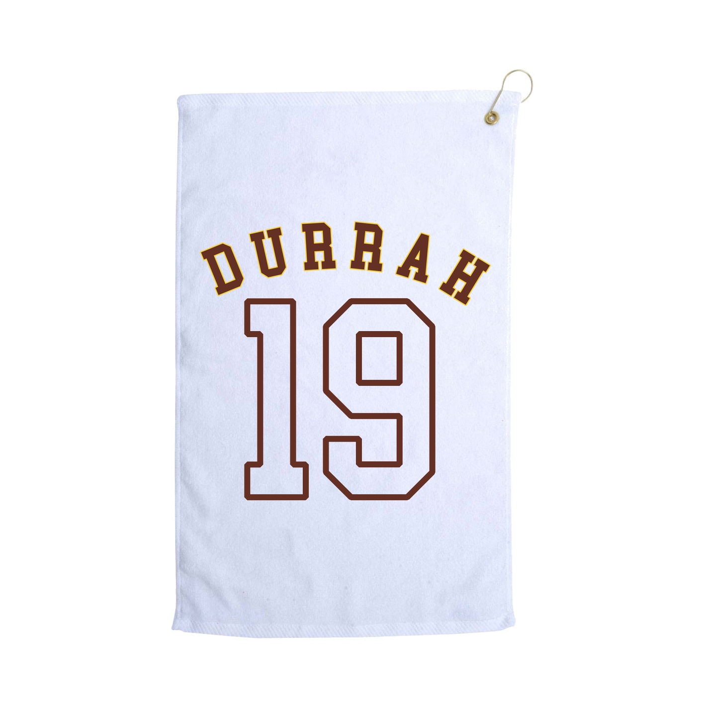 Golf Towel — Shirsey Arch in White