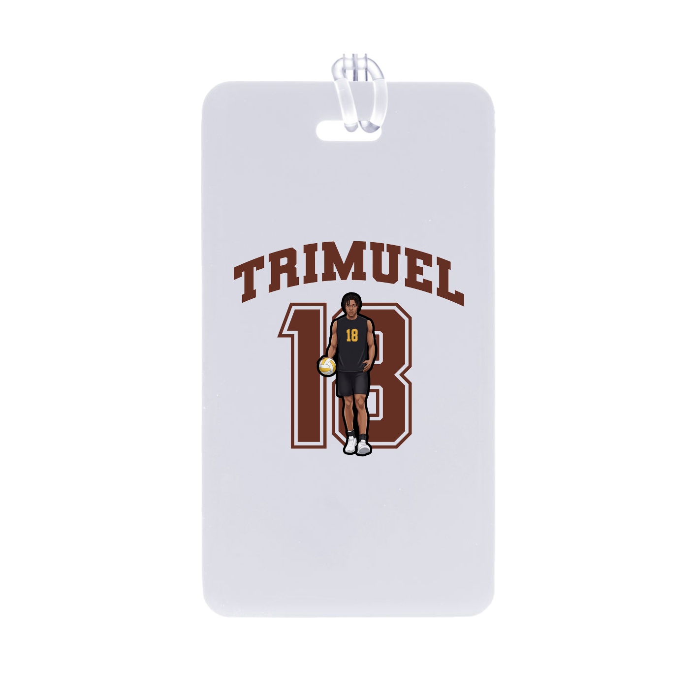 Bag Tag — Number in Classic