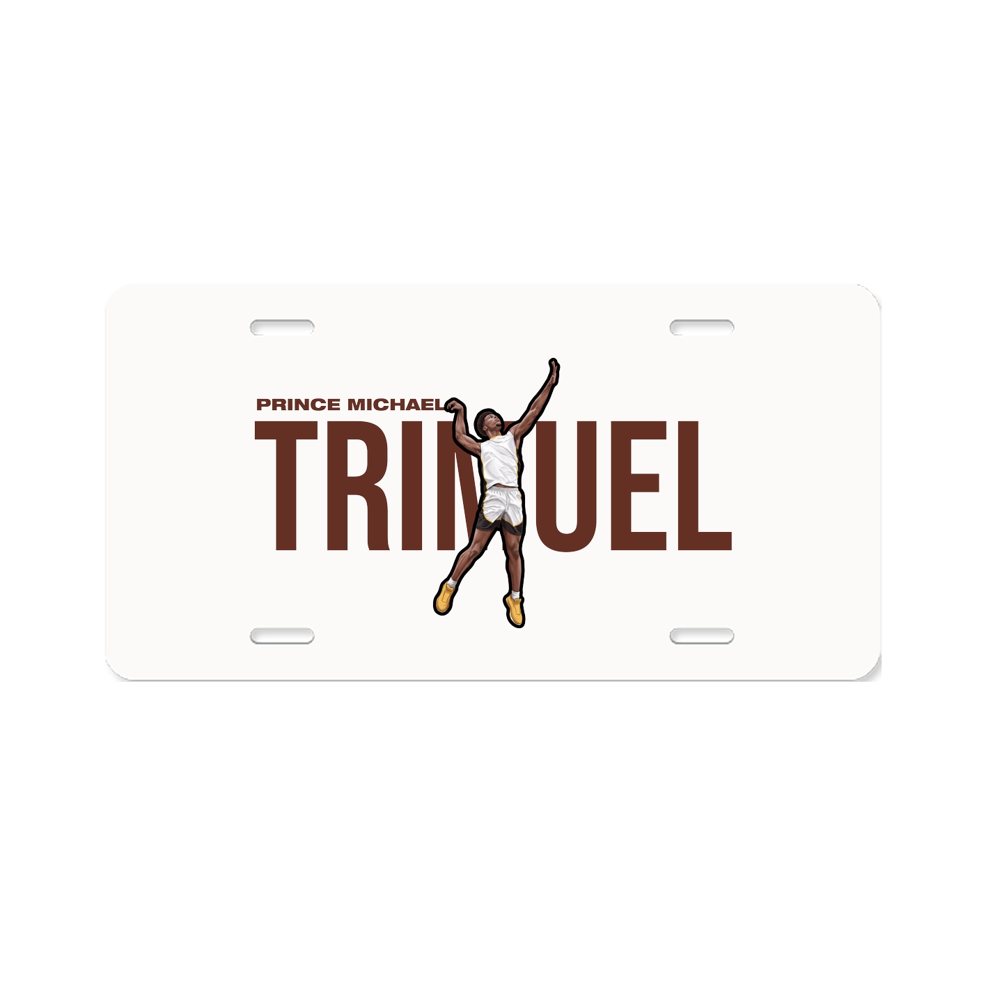 License Plate — Player Name in Classic