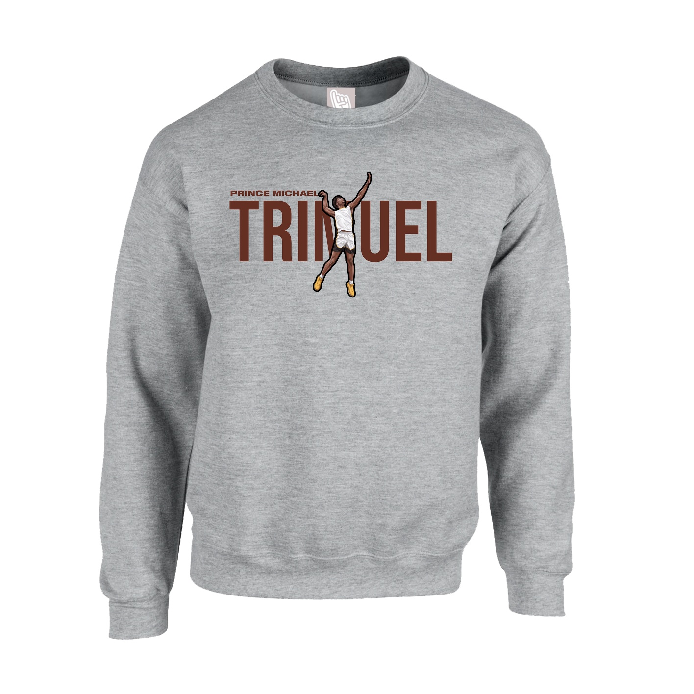 Fleece Crew — Player Name in Grey