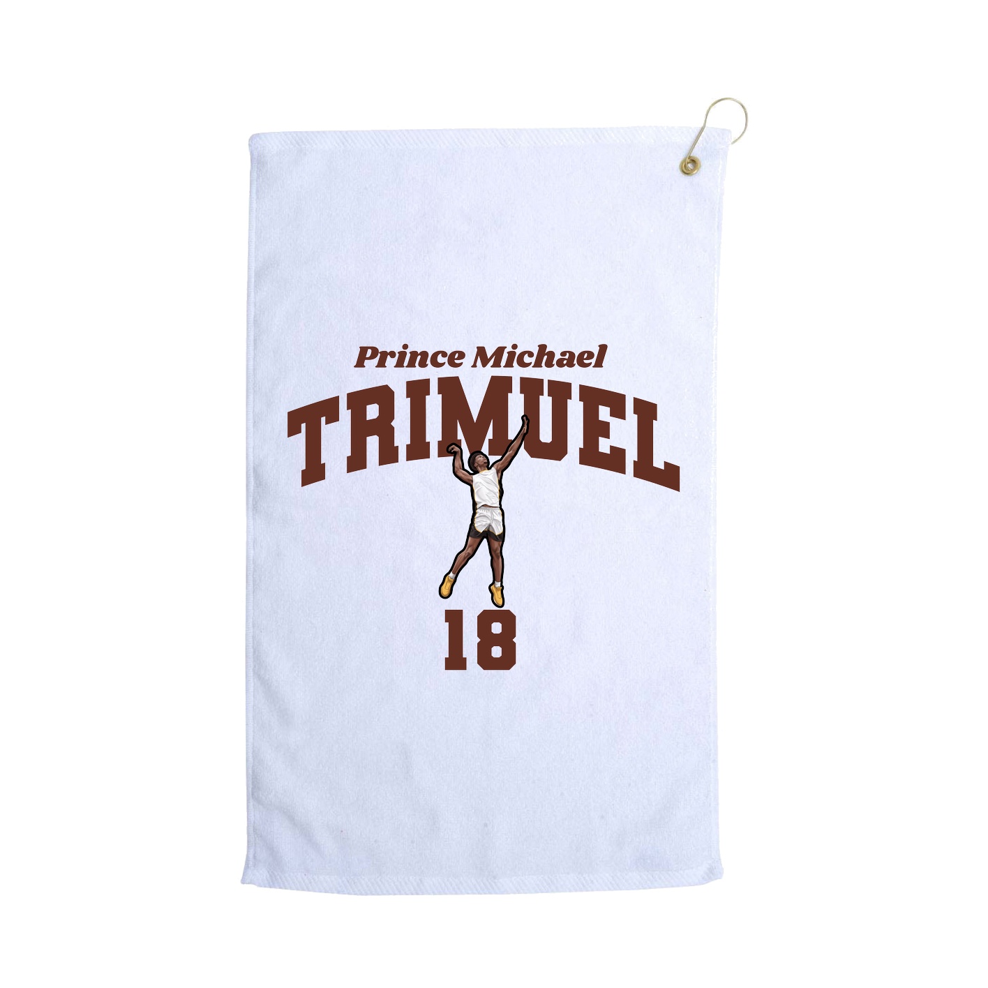 Golf Towel — Signature Arch in White