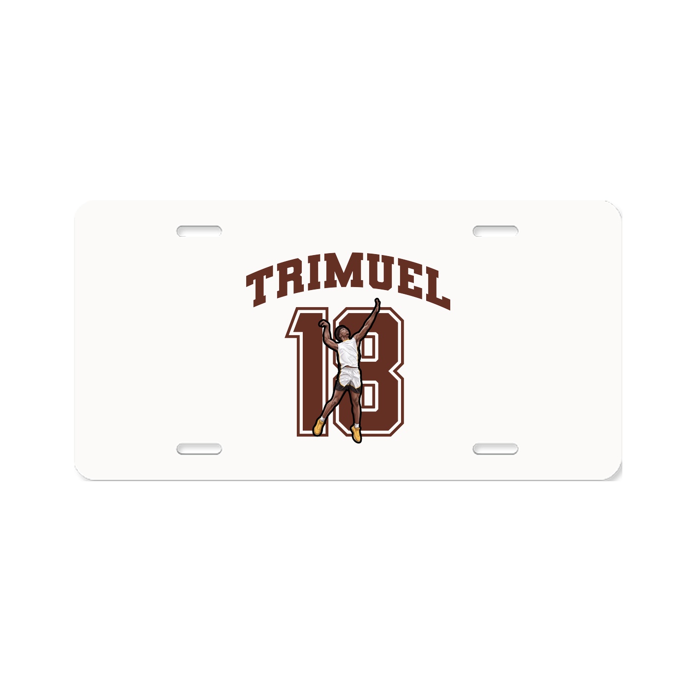 License Plate — Number in Classic